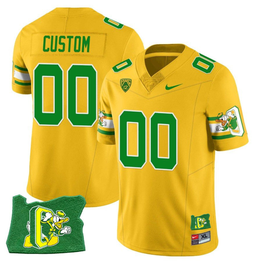 Women’s Oregon Ducks ‘Mighty Oregon’ Throwback Football Stitched Jersey – Oregon State