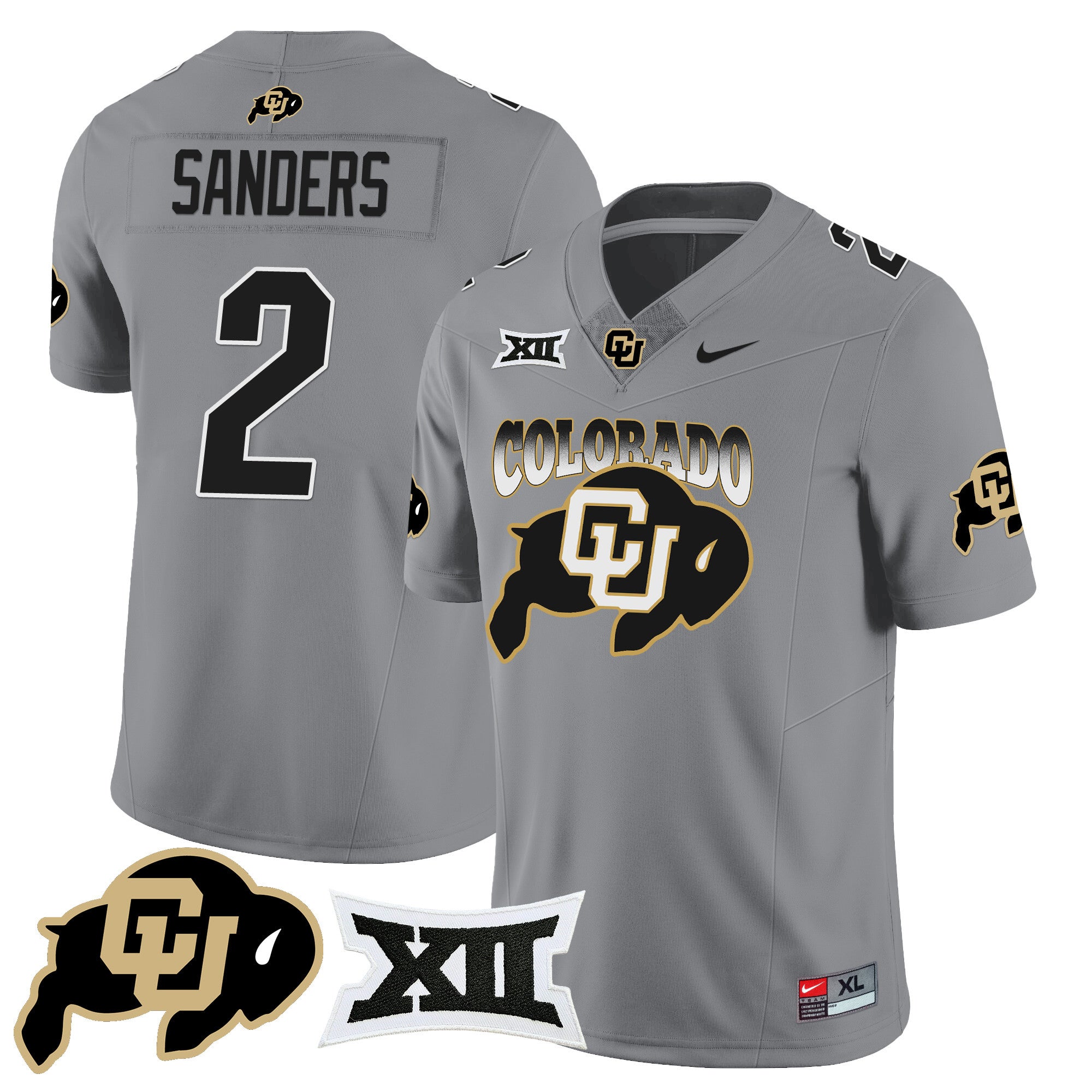 Men's Colorado Buffaloes 2024 Vapor Limited Jersey N2 - All Stitched