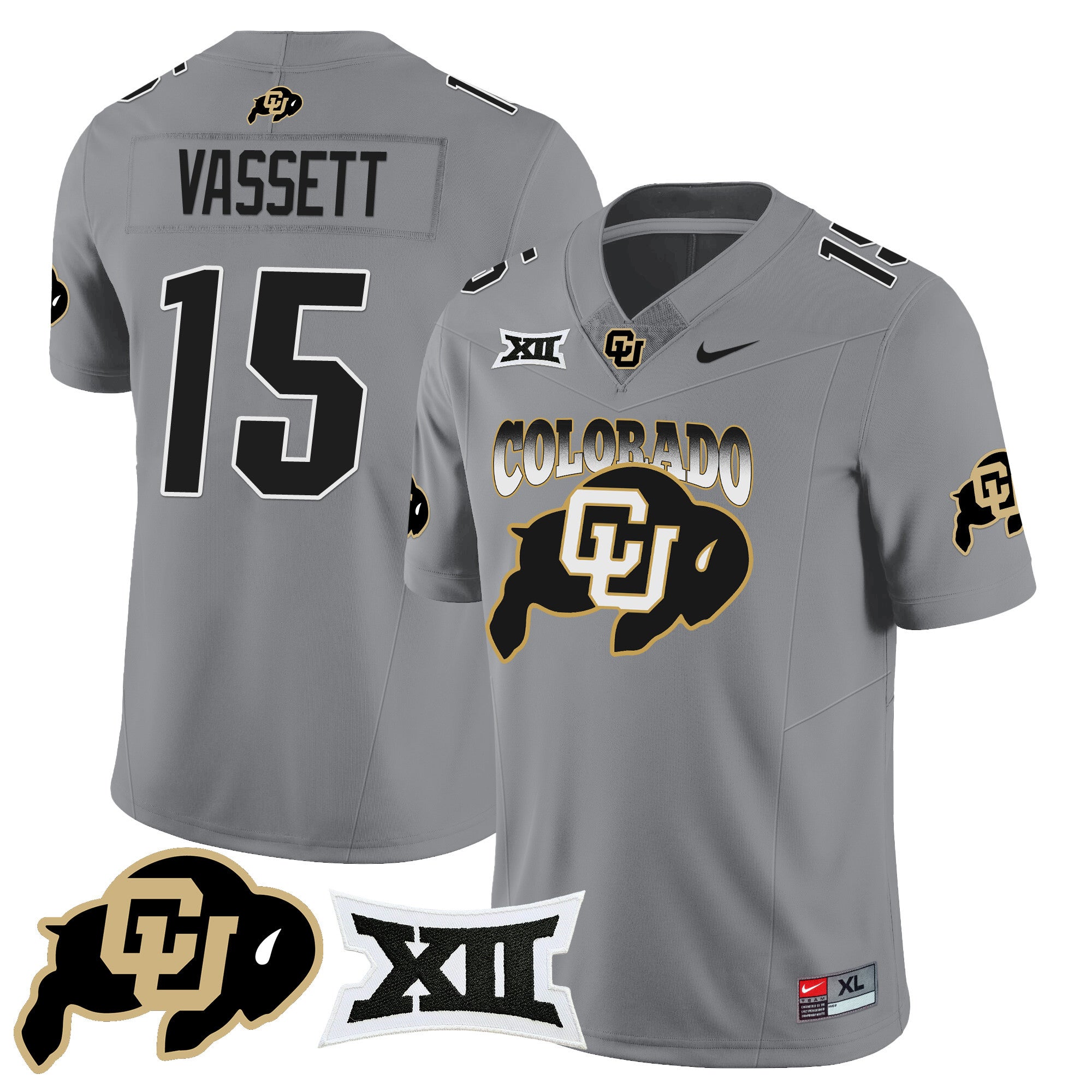 Men's Colorado Buffaloes 2024 Vapor Limited Jersey N2 - All Stitched