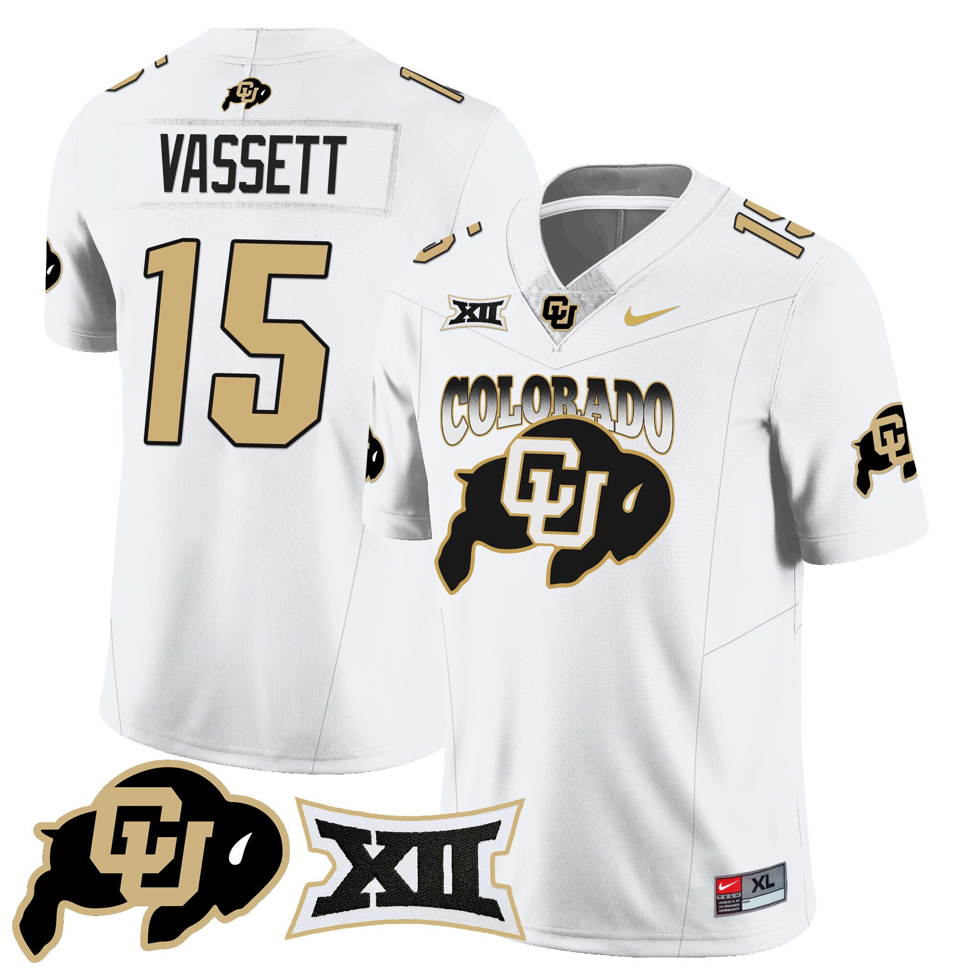 Men's Colorado Buffaloes 2024 Vapor Limited Jersey N2 - All Stitched