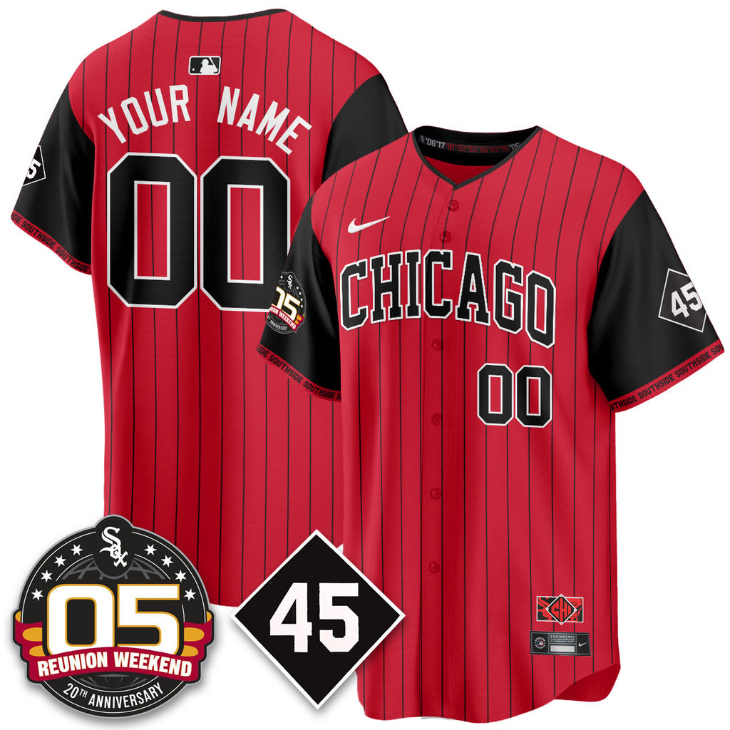 Men's Chicago White Sox Bobby Jenks 2025 Jersey - Reunion Weekend - All Stitched