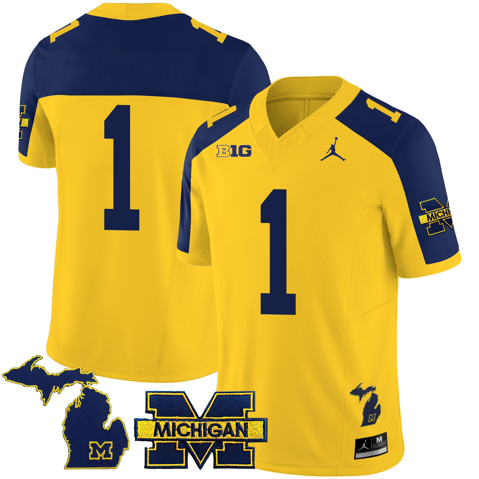 Men's Michigan Wolverines 2024 Special Jersey - All Stitched