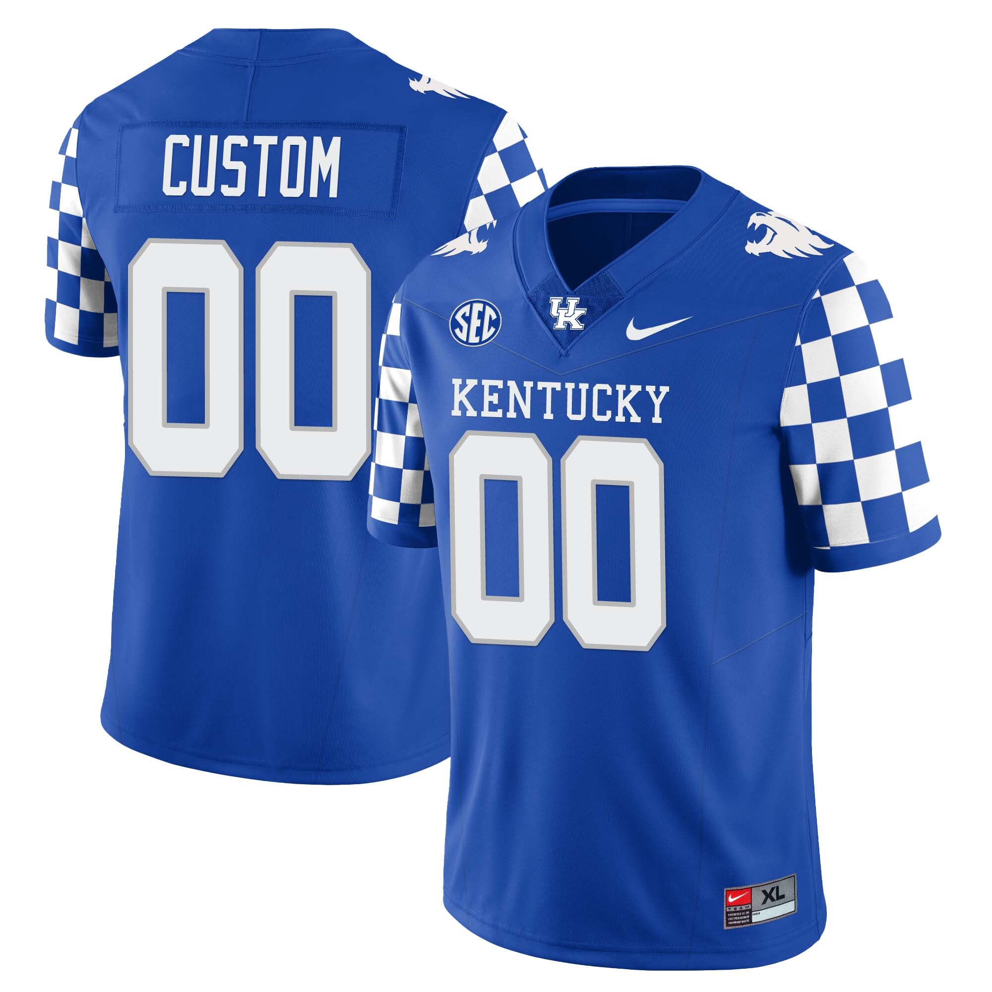 Men's Kentucky Wildcats Football Limited Custom Jersey – Wildcats Logo