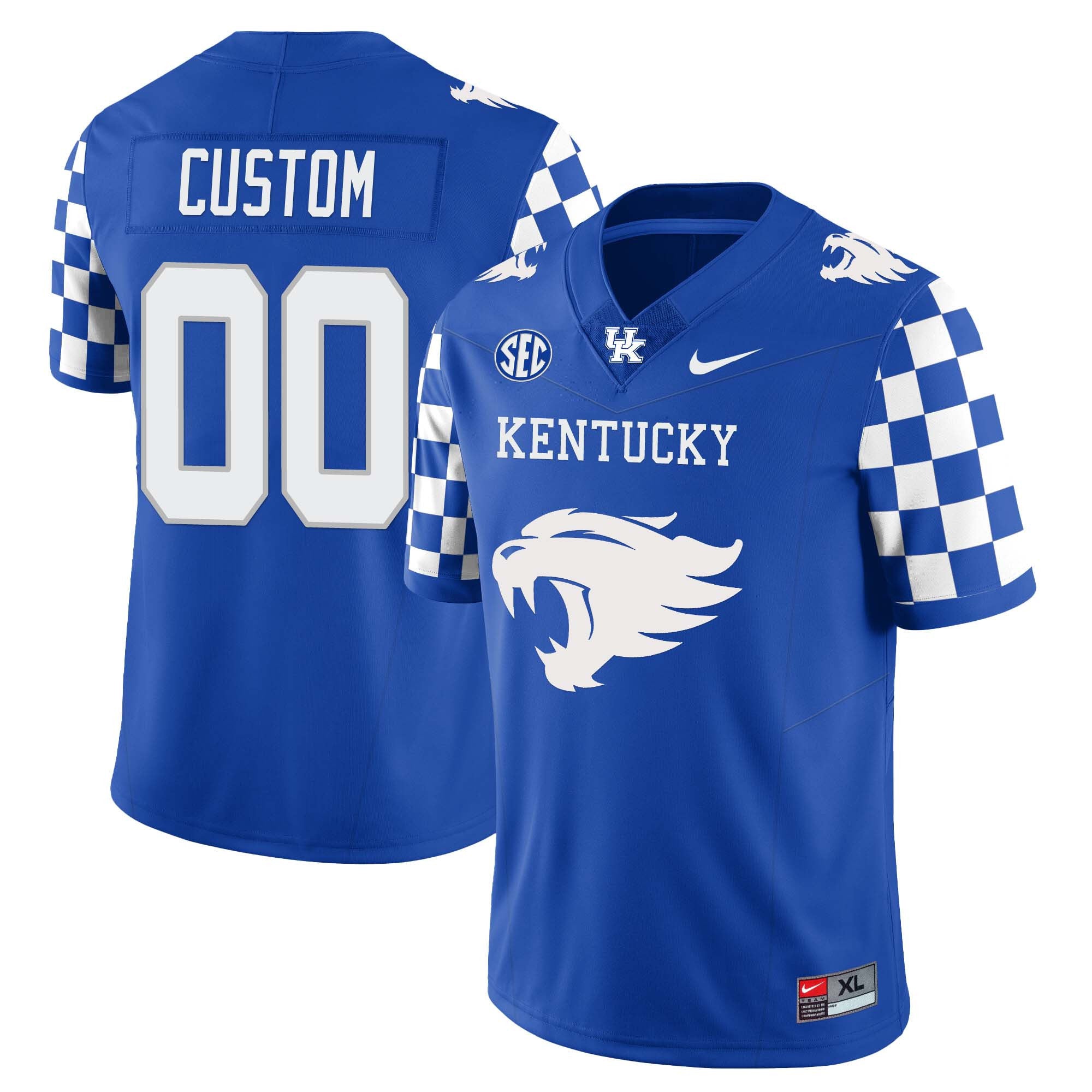 Men's Kentucky Wildcats Football Limited Custom Jersey – Wildcats Logo
