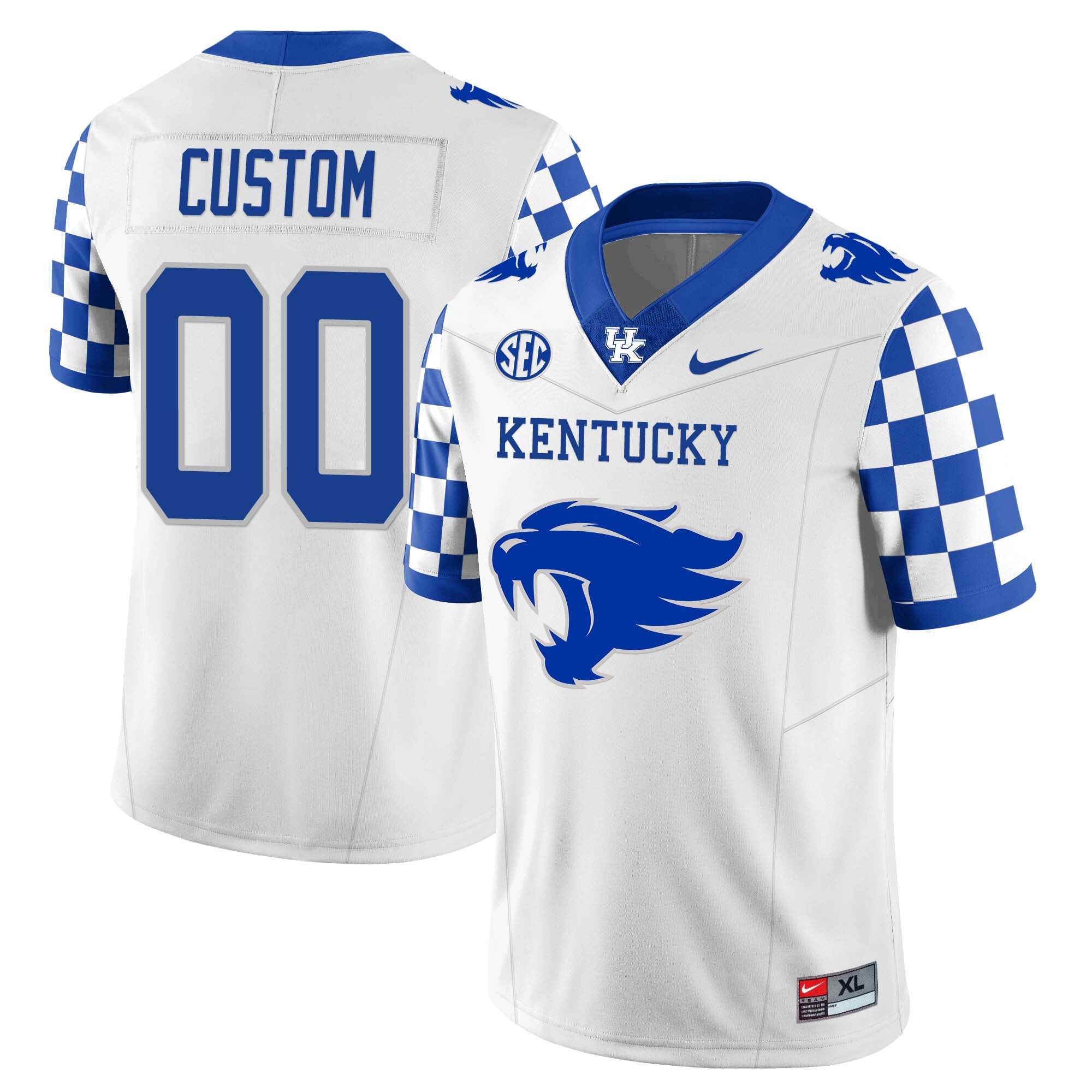 Men's Kentucky Wildcats Football Limited Custom Jersey – Wildcats Logo