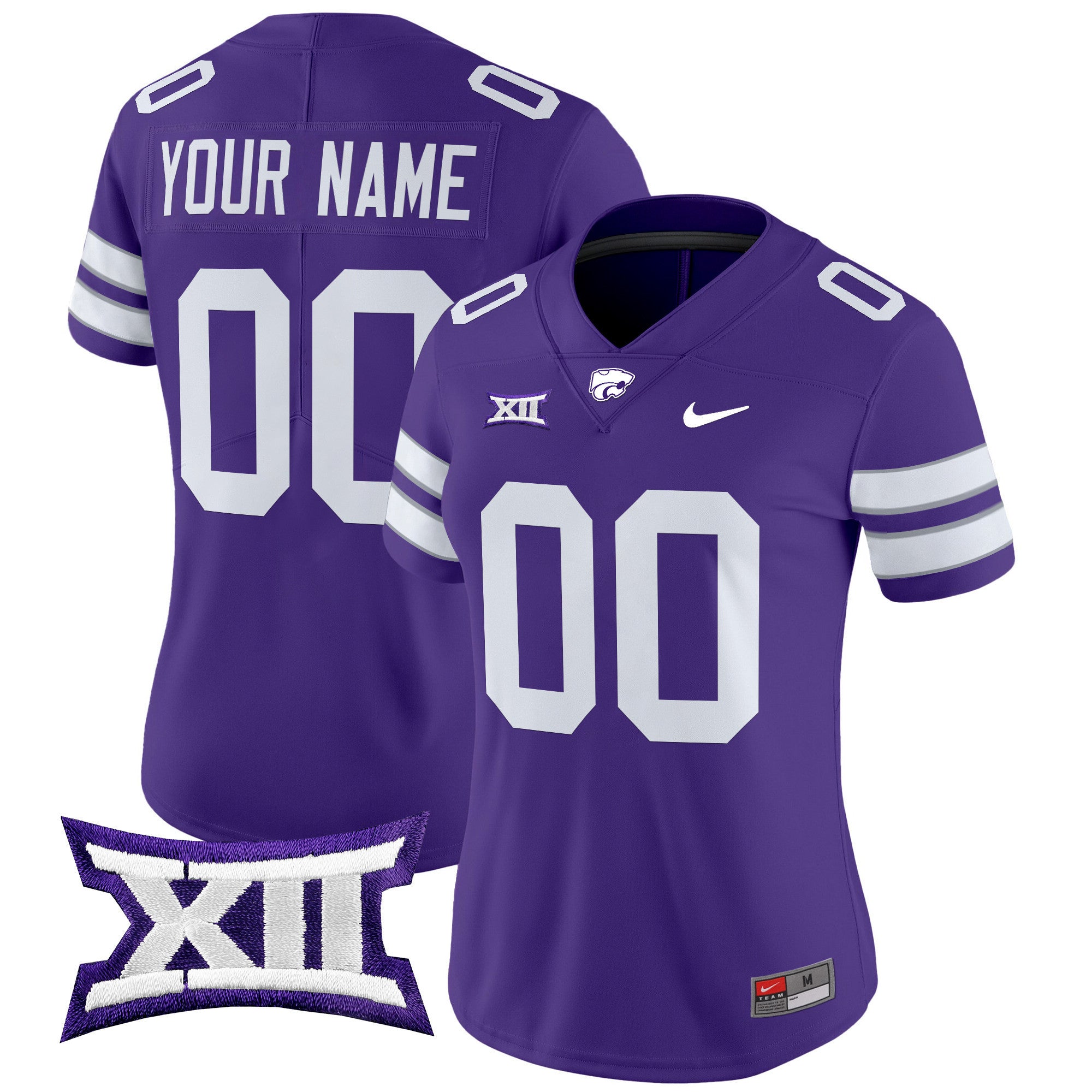 Kansas State Wildcats 2025 Vapor Limited Custom Jersey - All Stitched