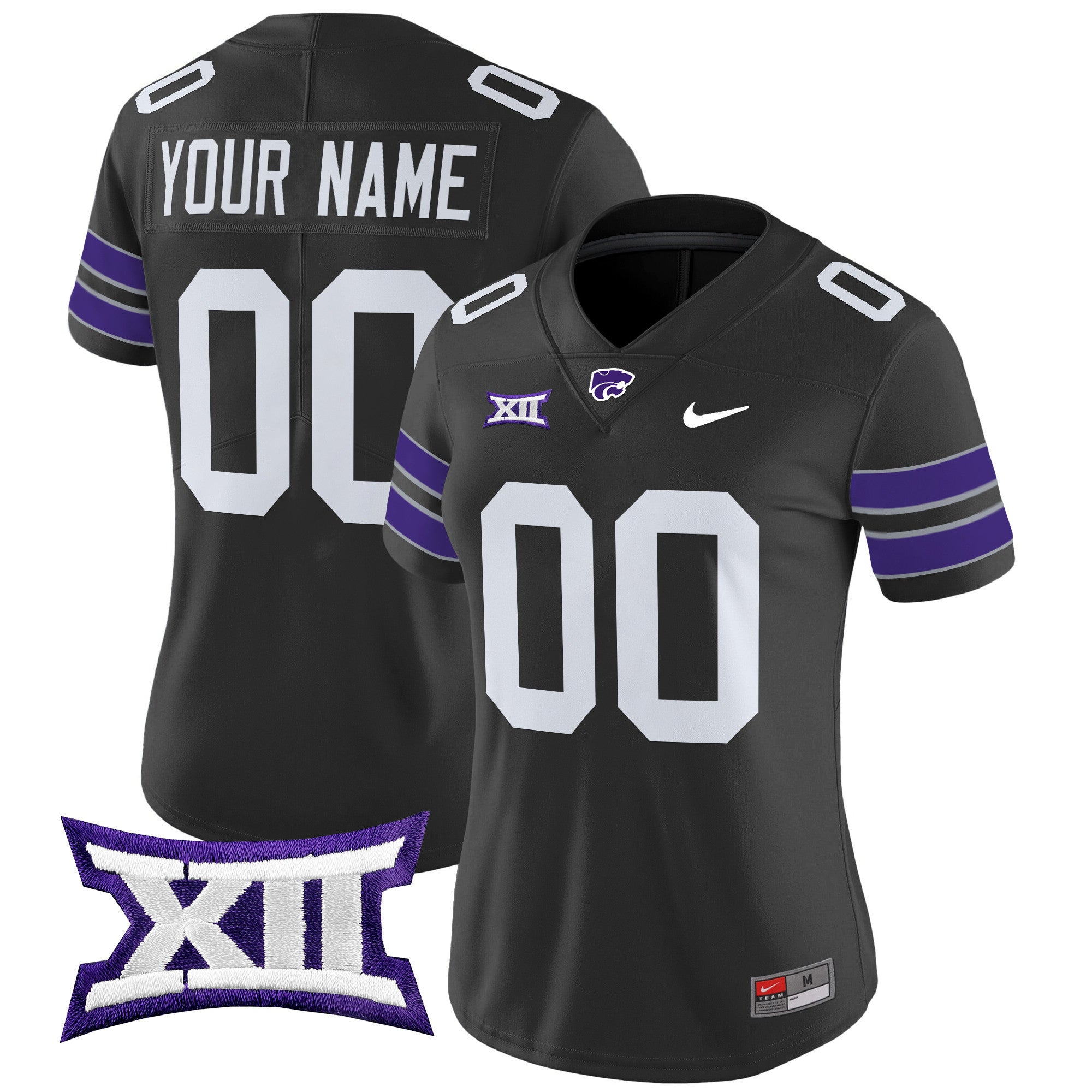 Kansas State Wildcats 2025 Vapor Limited Custom Jersey - All Stitched