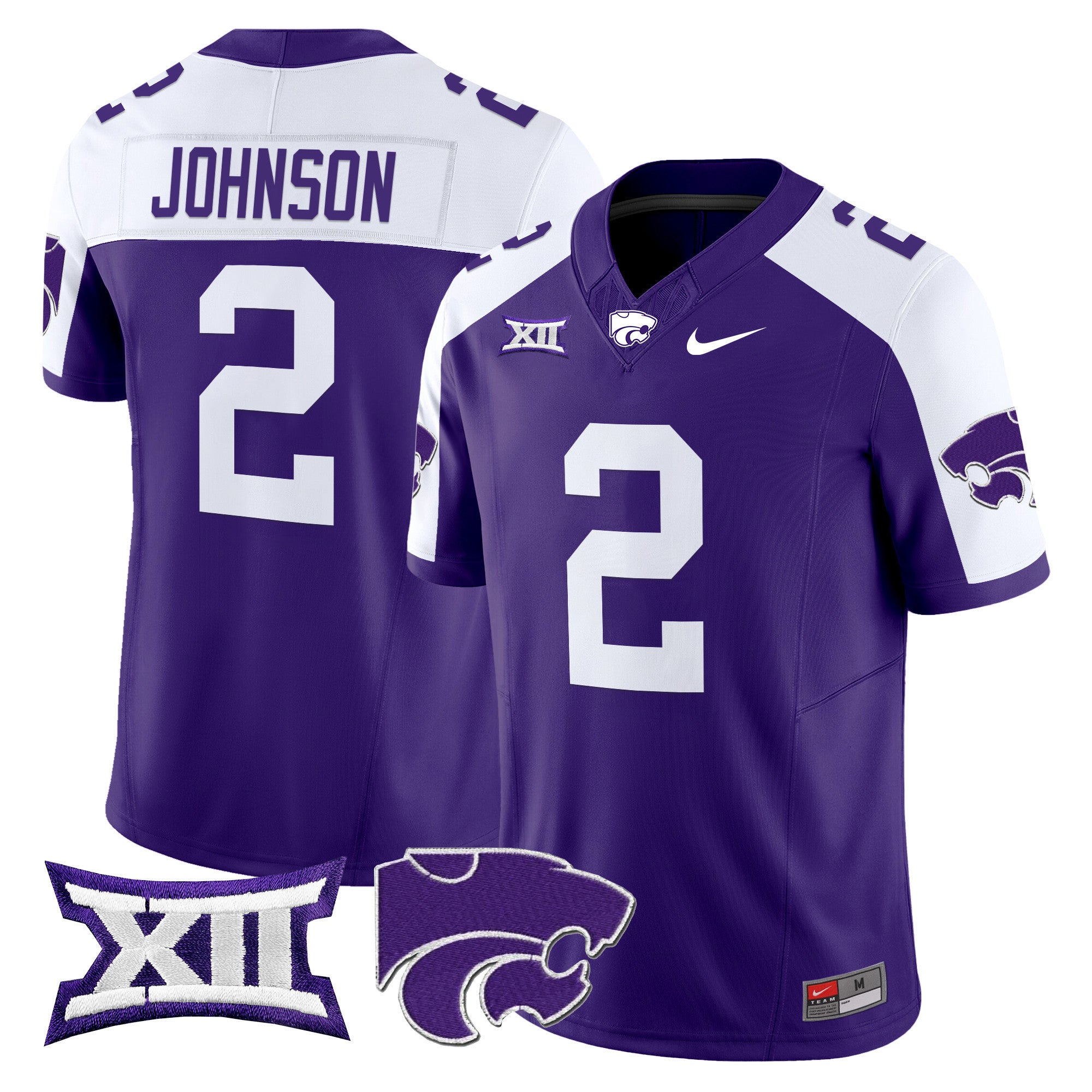 Men's Kansas State Wildcats 2025 Vapor Limited Jersey - All Stitched