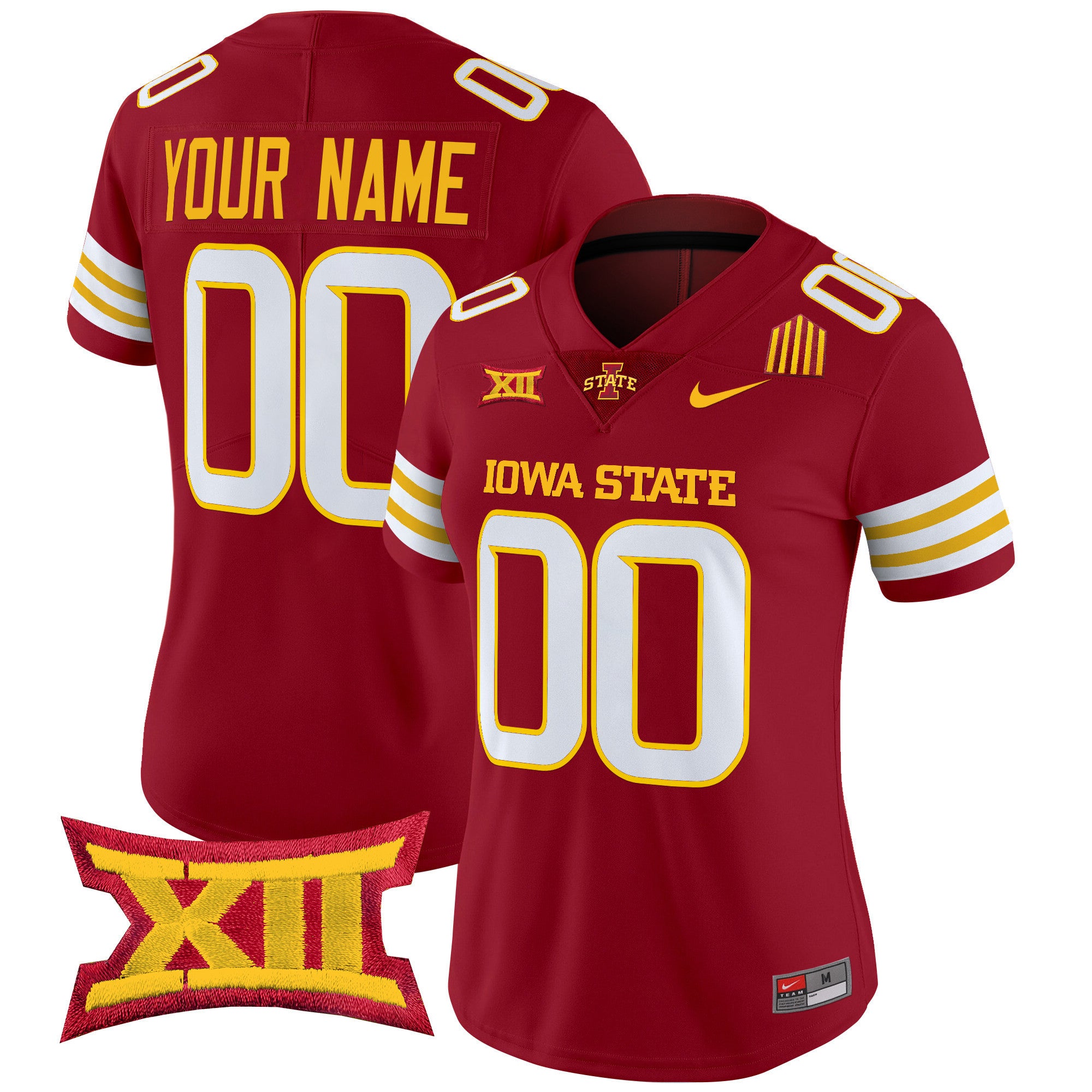 Iowa State Cyclones 2025 Vapor Limited Custom Jersey - All Stitched