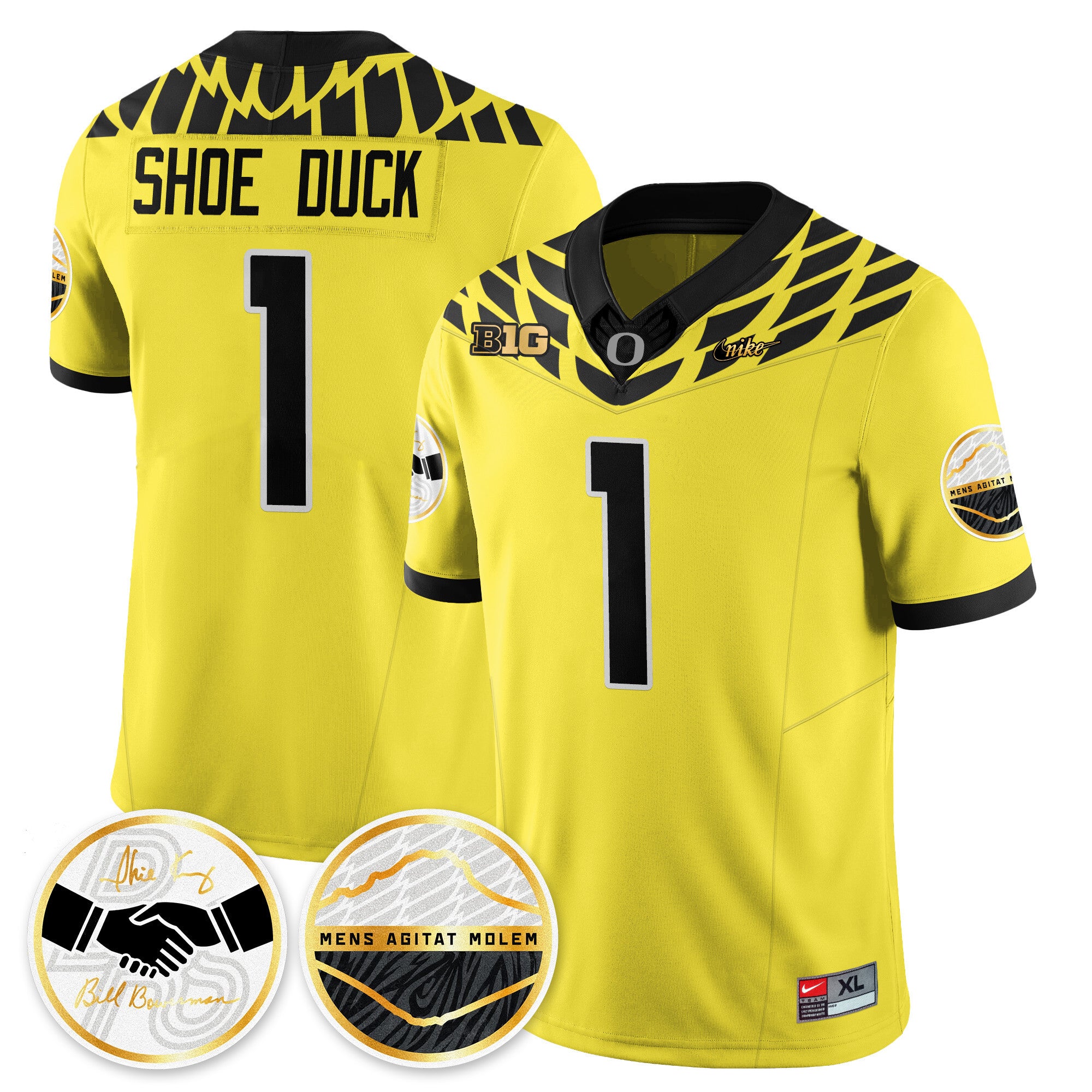 Men's Oregon Ducks 2025 "Shoe Duck" Jersey - All Stitched