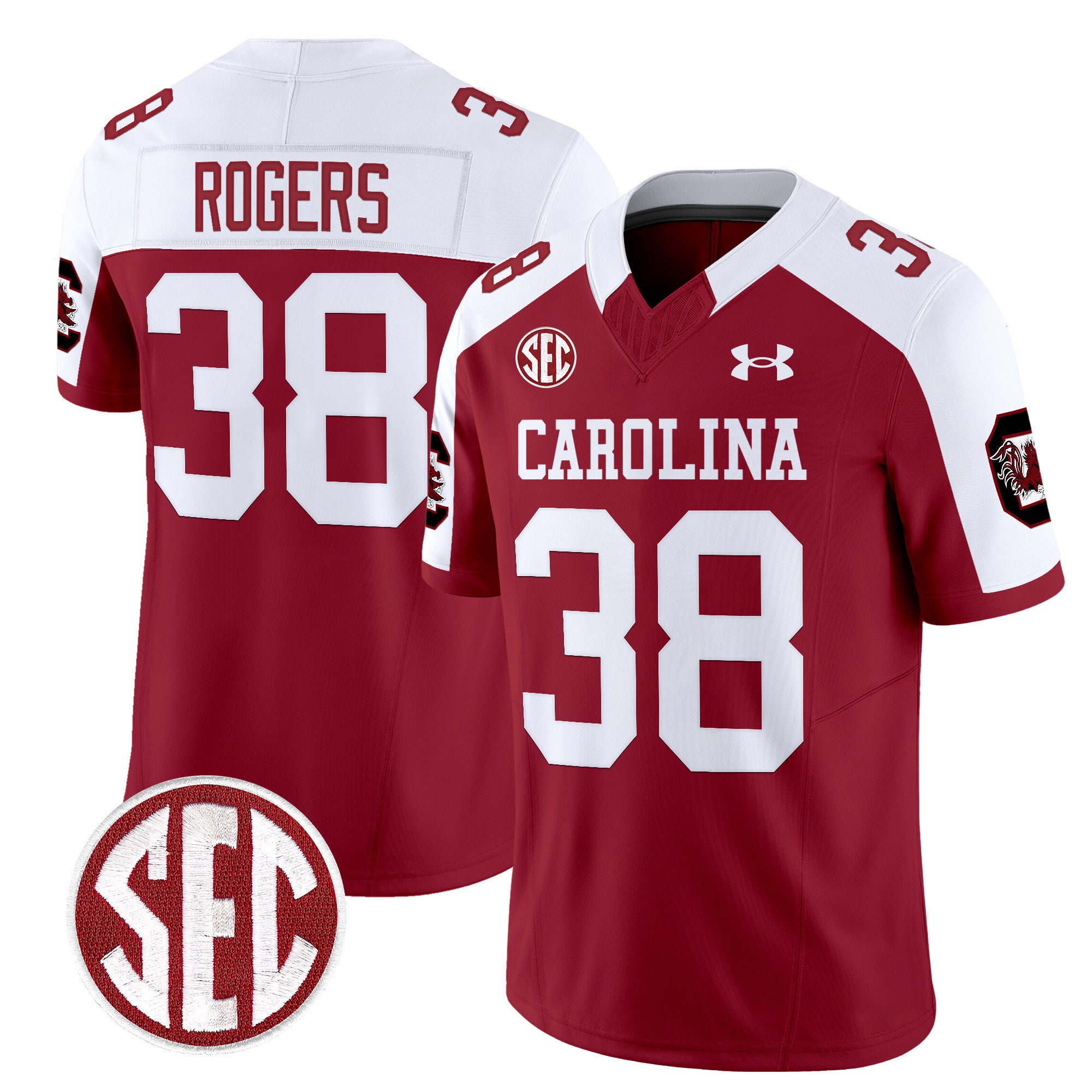 Men's South Carolina Gamecocks 1980 Throwback Vapor Limited Jersey V2 - All Stitched