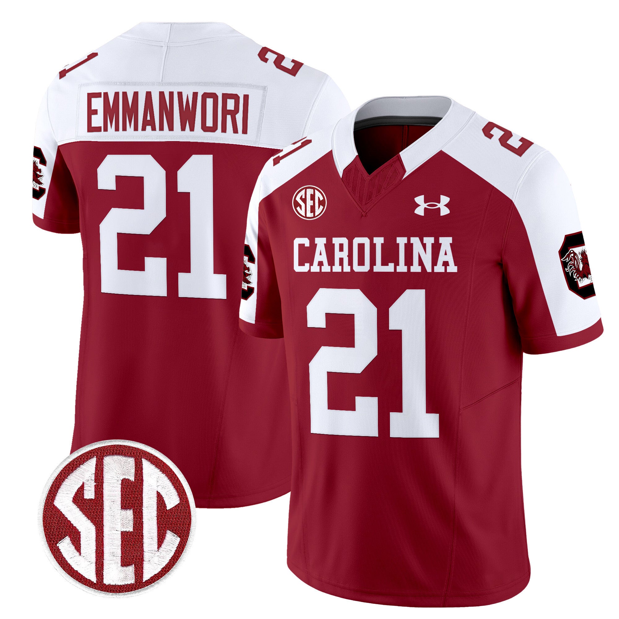 Men's South Carolina Gamecocks 1980 Throwback Vapor Limited Jersey V2 - All Stitched