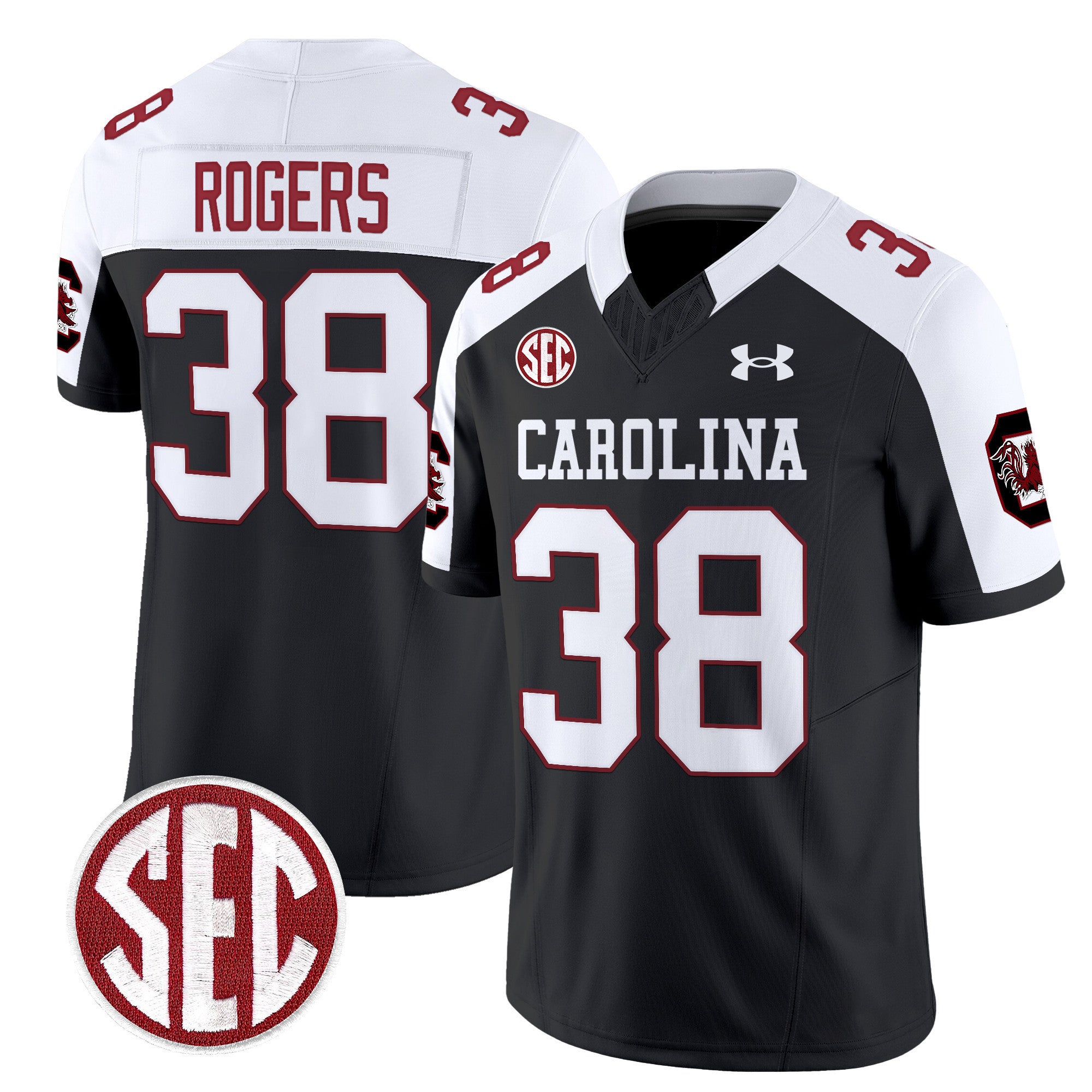 Men's South Carolina Gamecocks 1980 Throwback Vapor Limited Jersey V2 - All Stitched