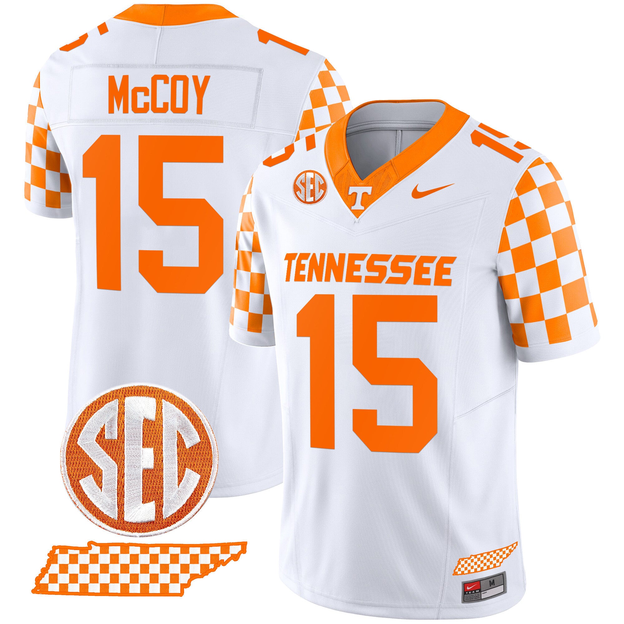 Men's Tennessee Volunteers 2024 Checkerboard Vapor Limited Jersey - All Stitched