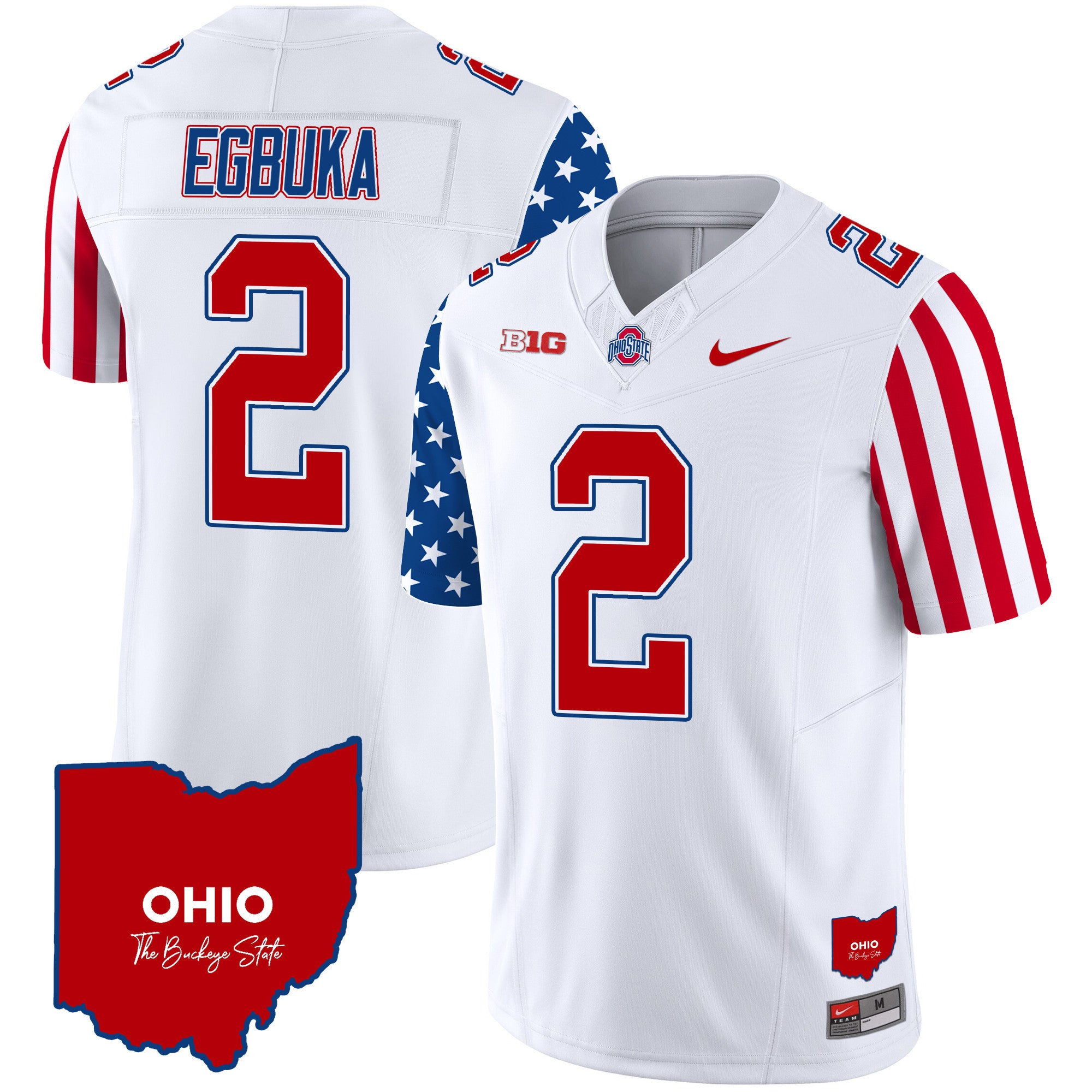 Men's Ohio State Buckeyes American Style Vapor Limited Jersey - All Stitched