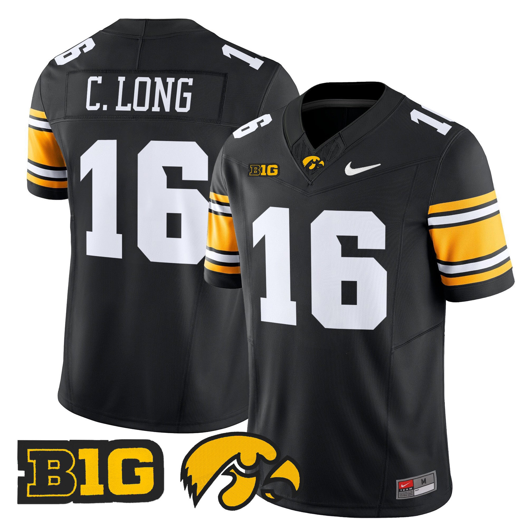 Men's Iowa Hawkeyes 2024 Vapor Limited Jersey - All Stitched