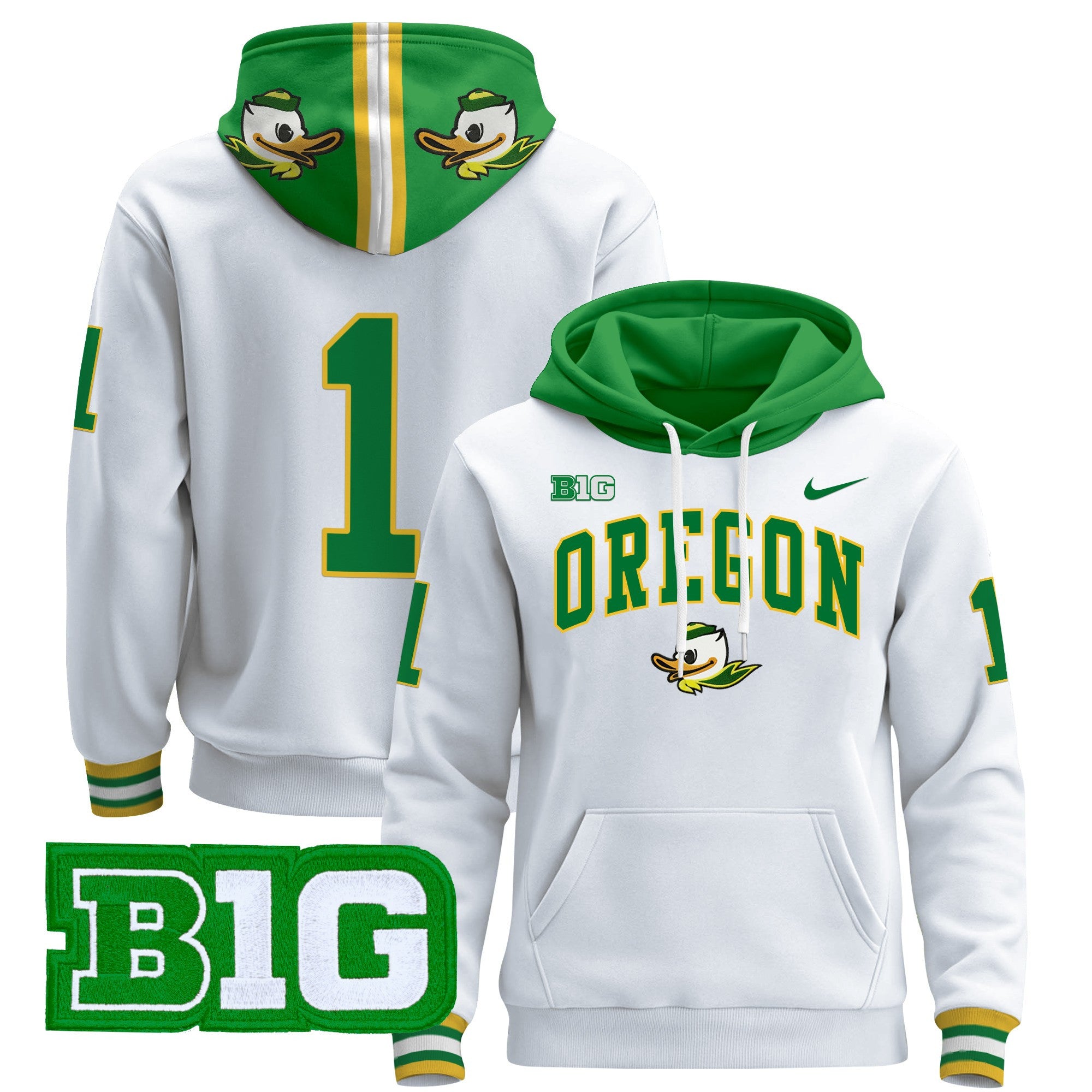 Oregon Ducks 2024 Pullover Hoodie V4