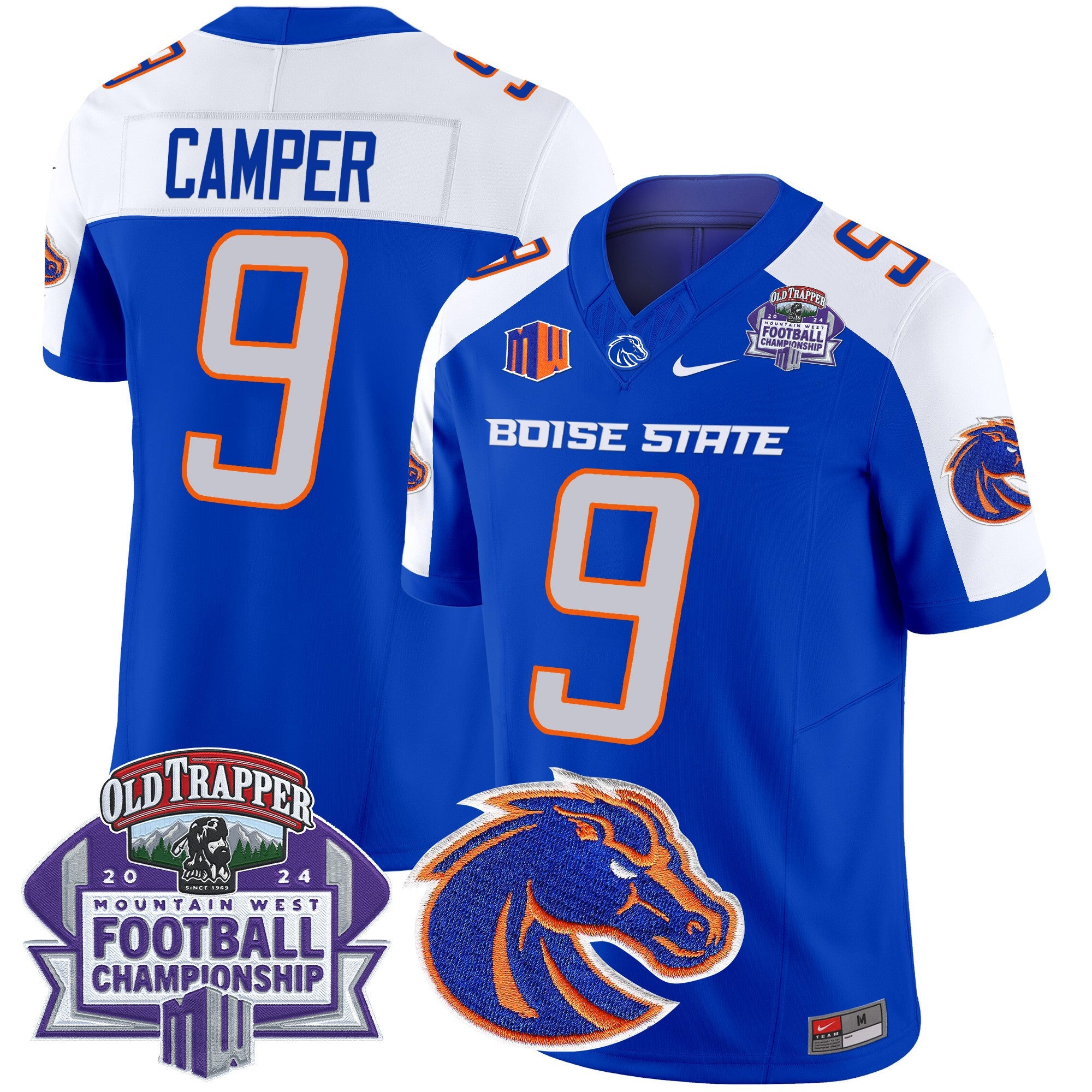 Men's Boise State Broncos 2024 Championship Vapor Limited Jersey - All Stitched