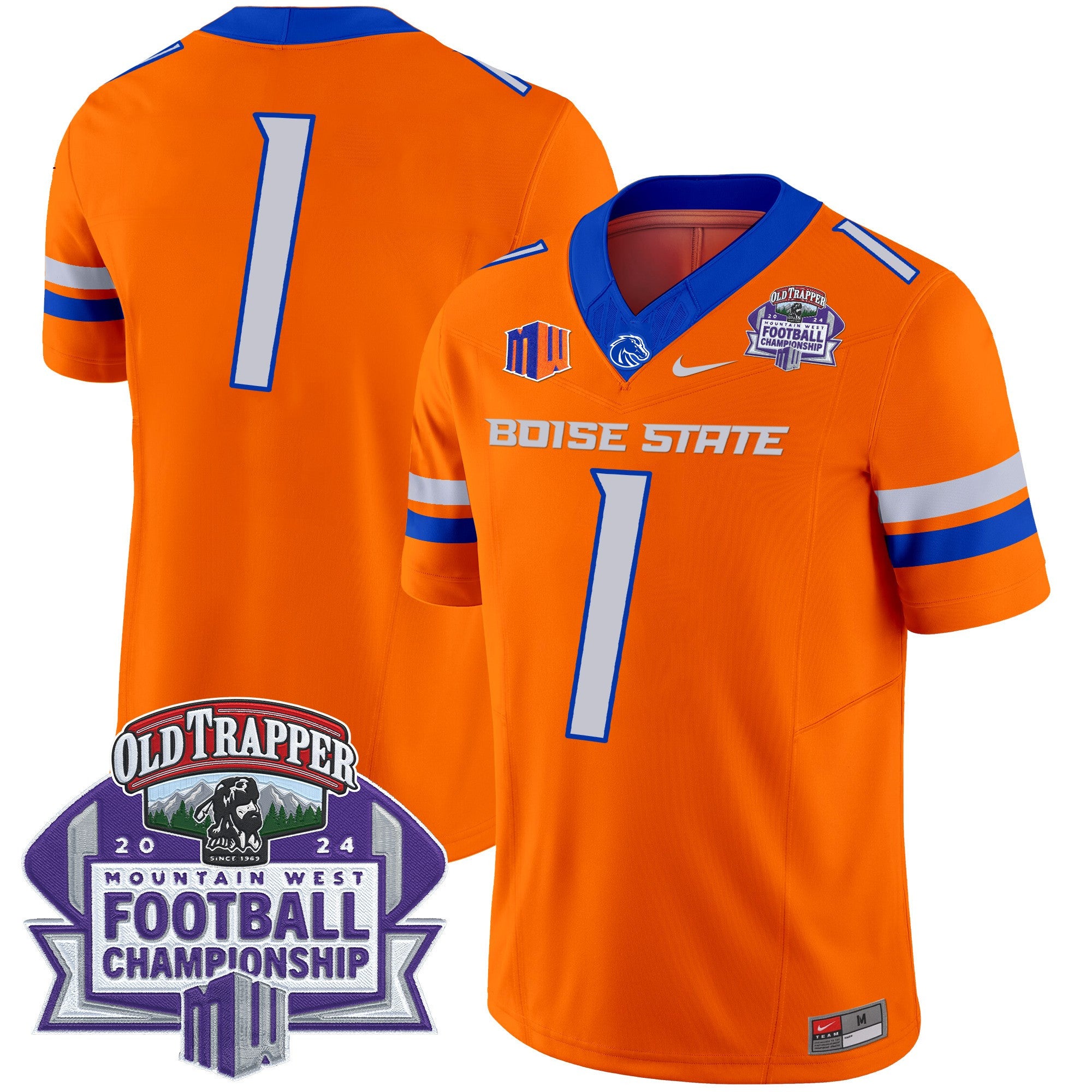 Men's Boise State Broncos 2024 Championship Vapor Limited Jersey - All Stitched