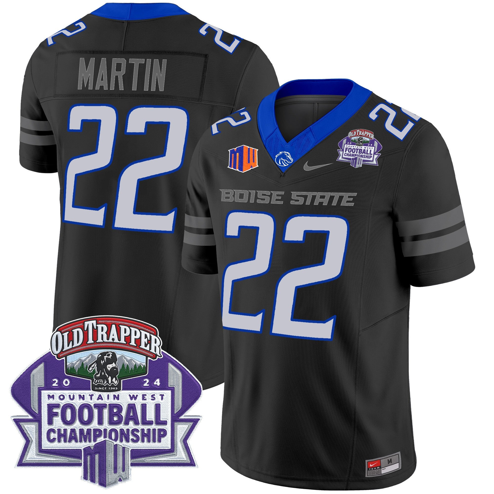 Men's Boise State Broncos 2024 Championship Vapor Limited Jersey - All Stitched