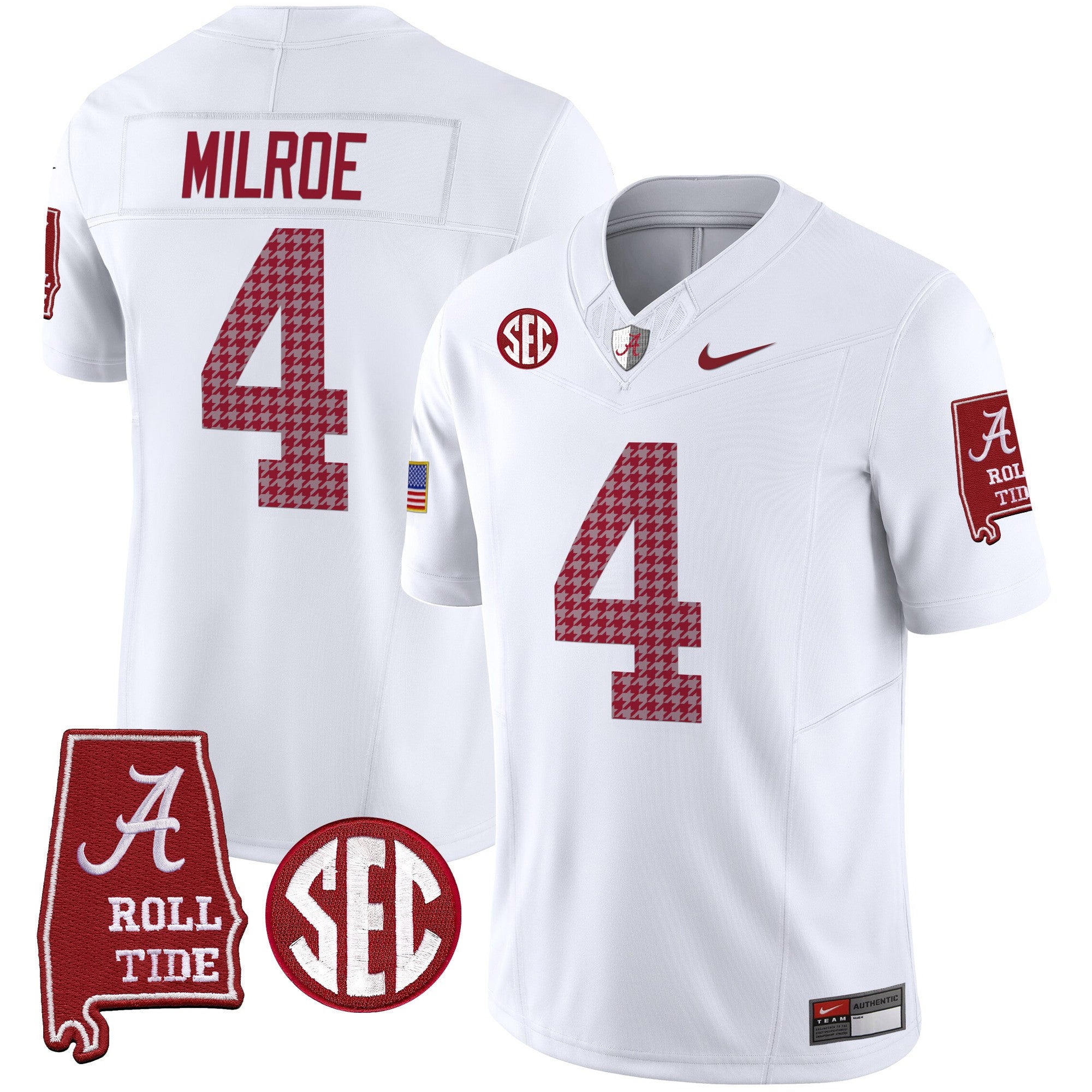 Men's Alabama Crimson Tide Pro Combat Vapor Limited Jersey - All Stitched