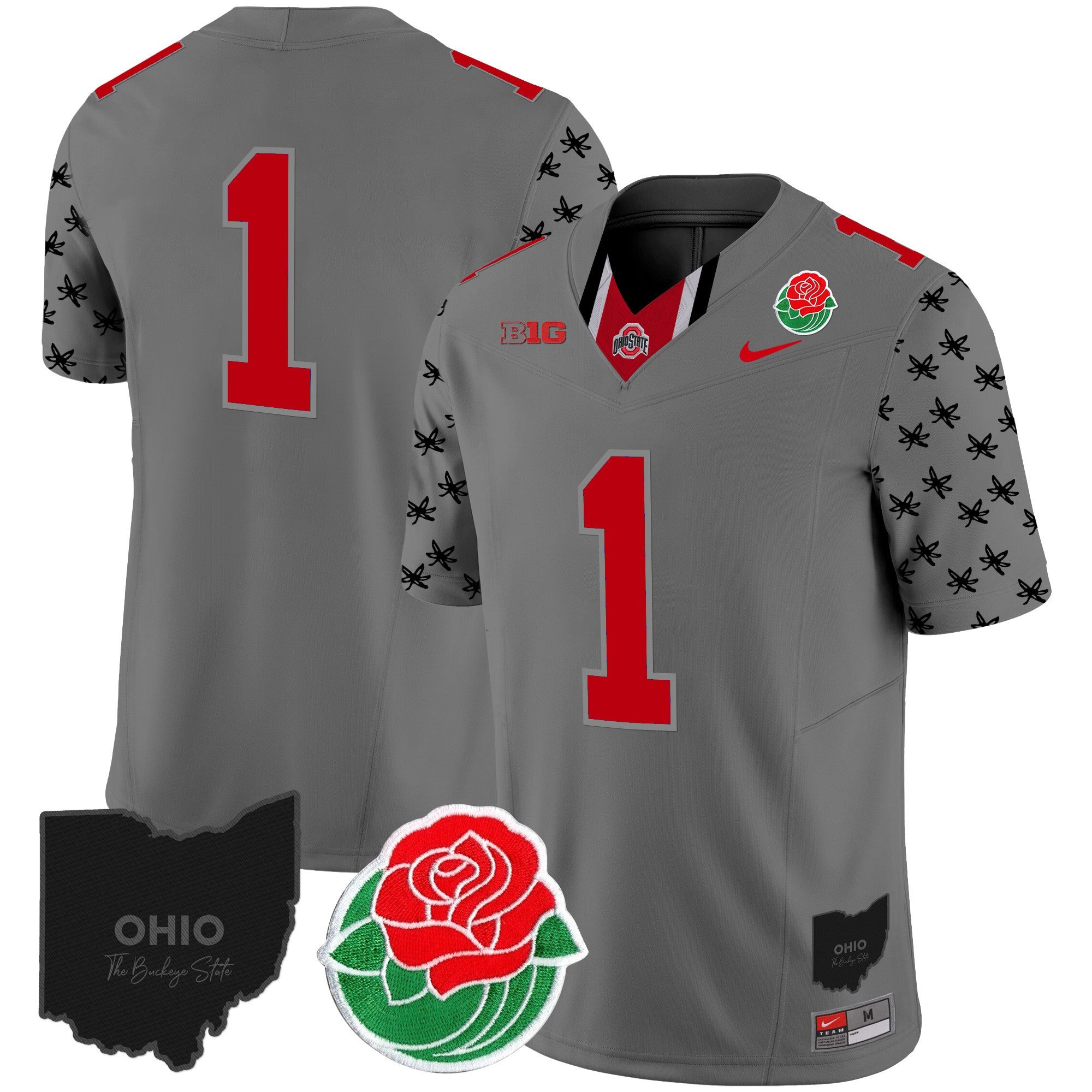 Men's Ohio State Buckeyes Rose Bowl Vapor Limited Jersey - All Stitched