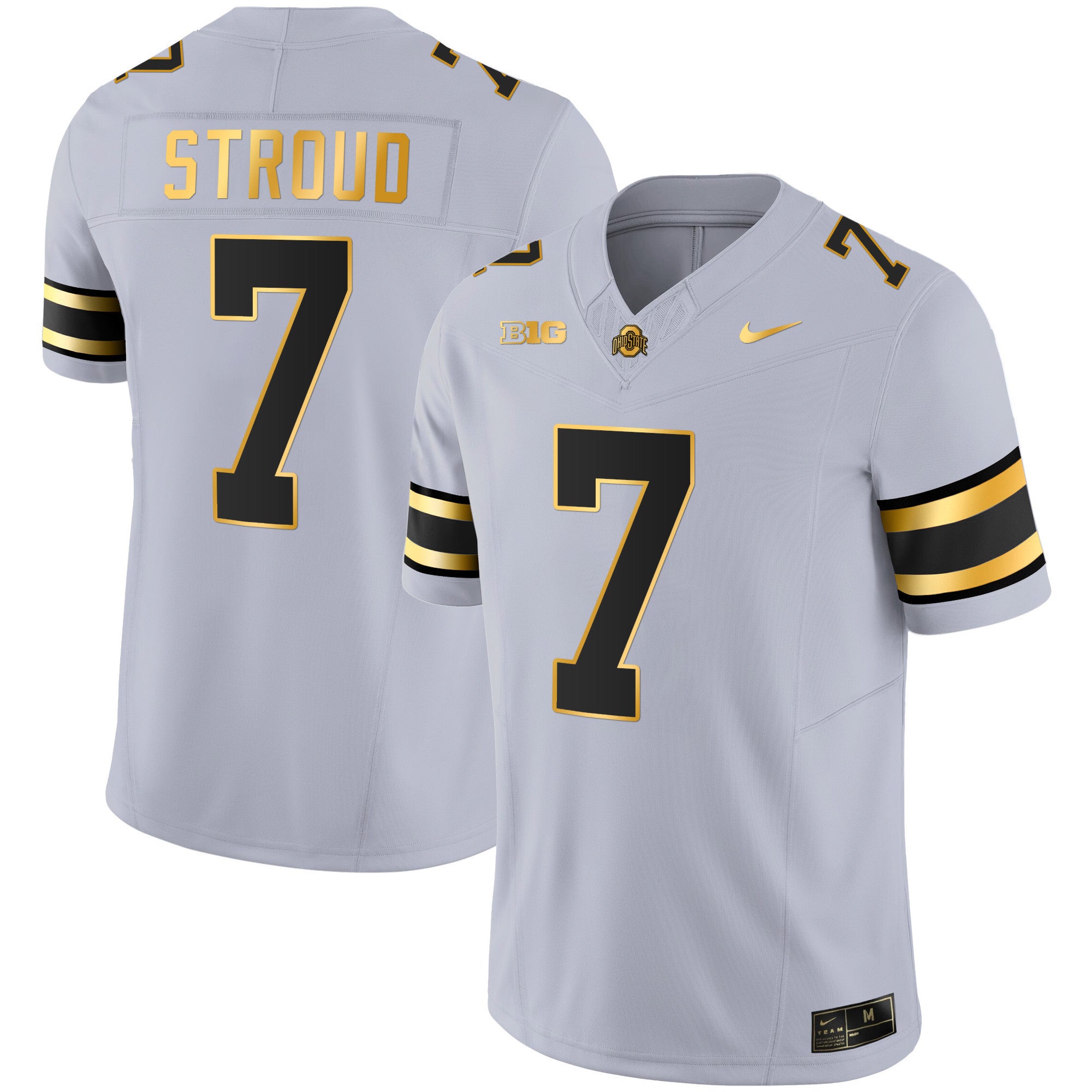 Men's Ohio State Buckeyes Gold Jersey - All Stitched