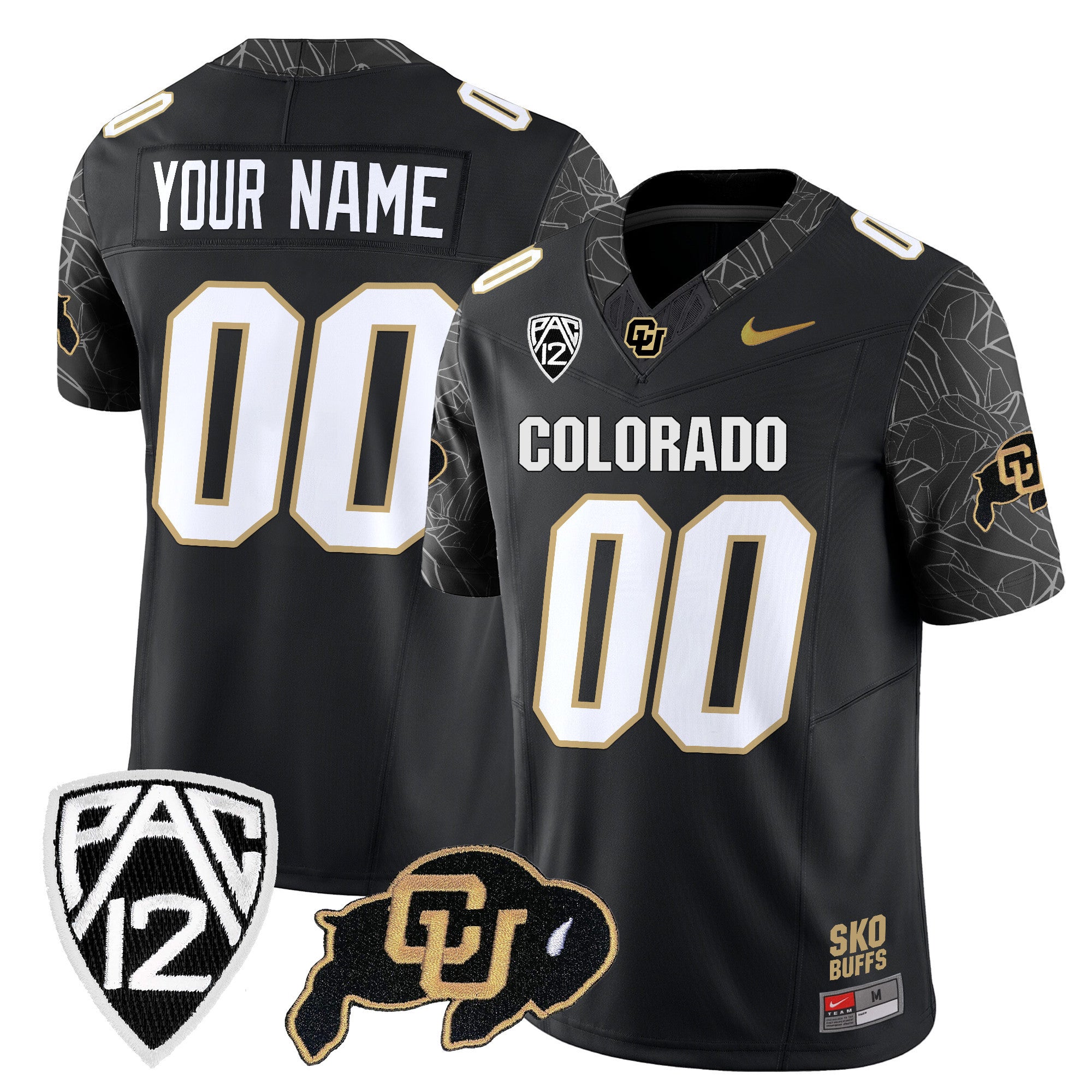 Colorado Buffaloes Rocky Style Vapor Limited Custom Jersey - All Stitched