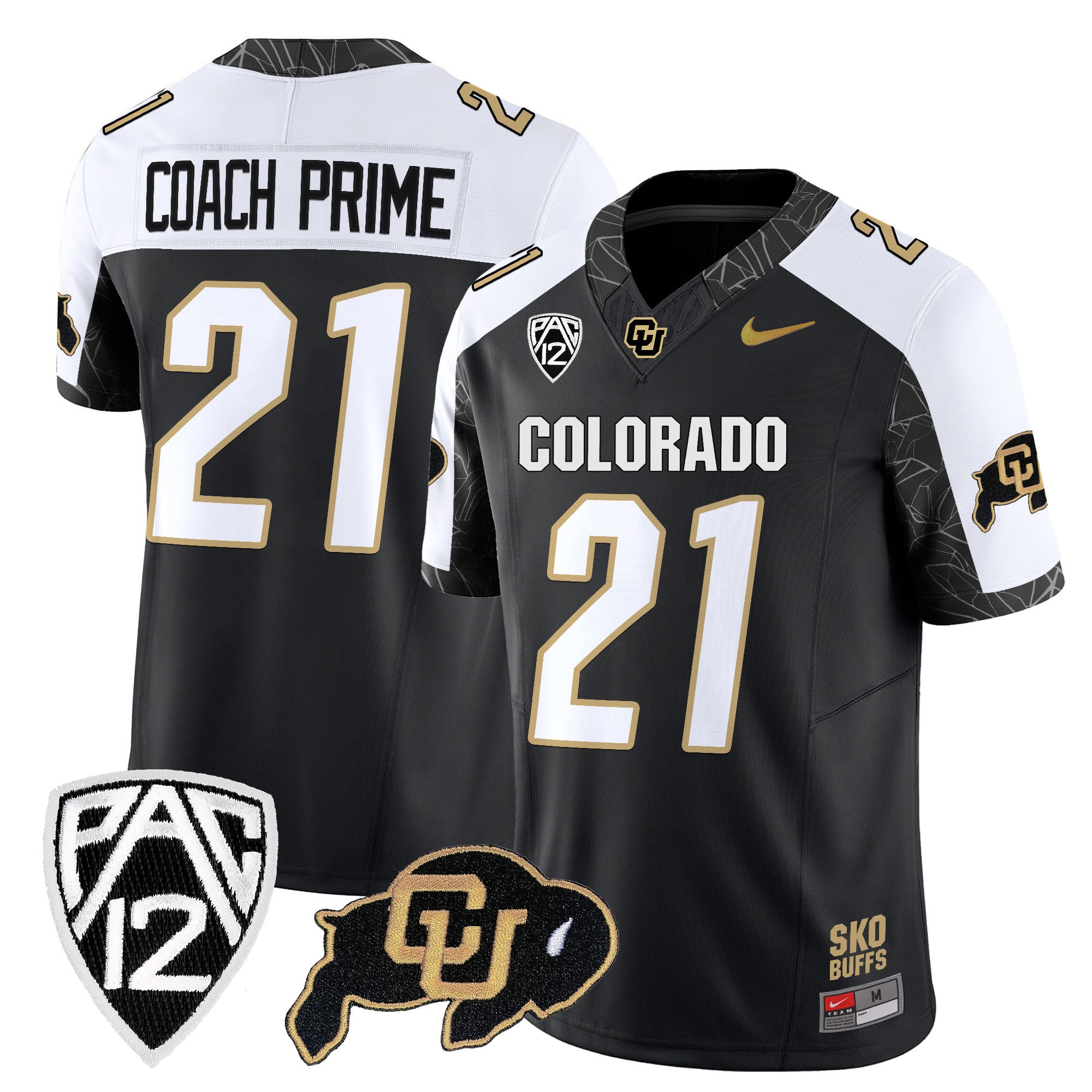 Men's Colorado Buffaloes Rocky Style Vapor Limited Jersey - All Stitched