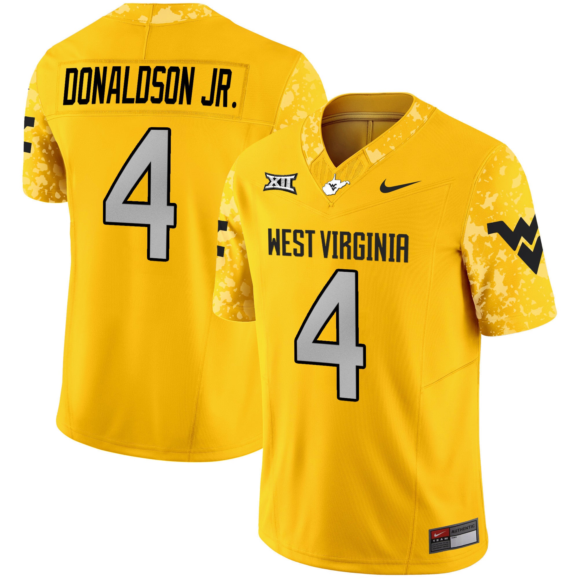 Men's West Virginia Mountaineers 2024 Vapor Limited Jersey V2 - All Stitched
