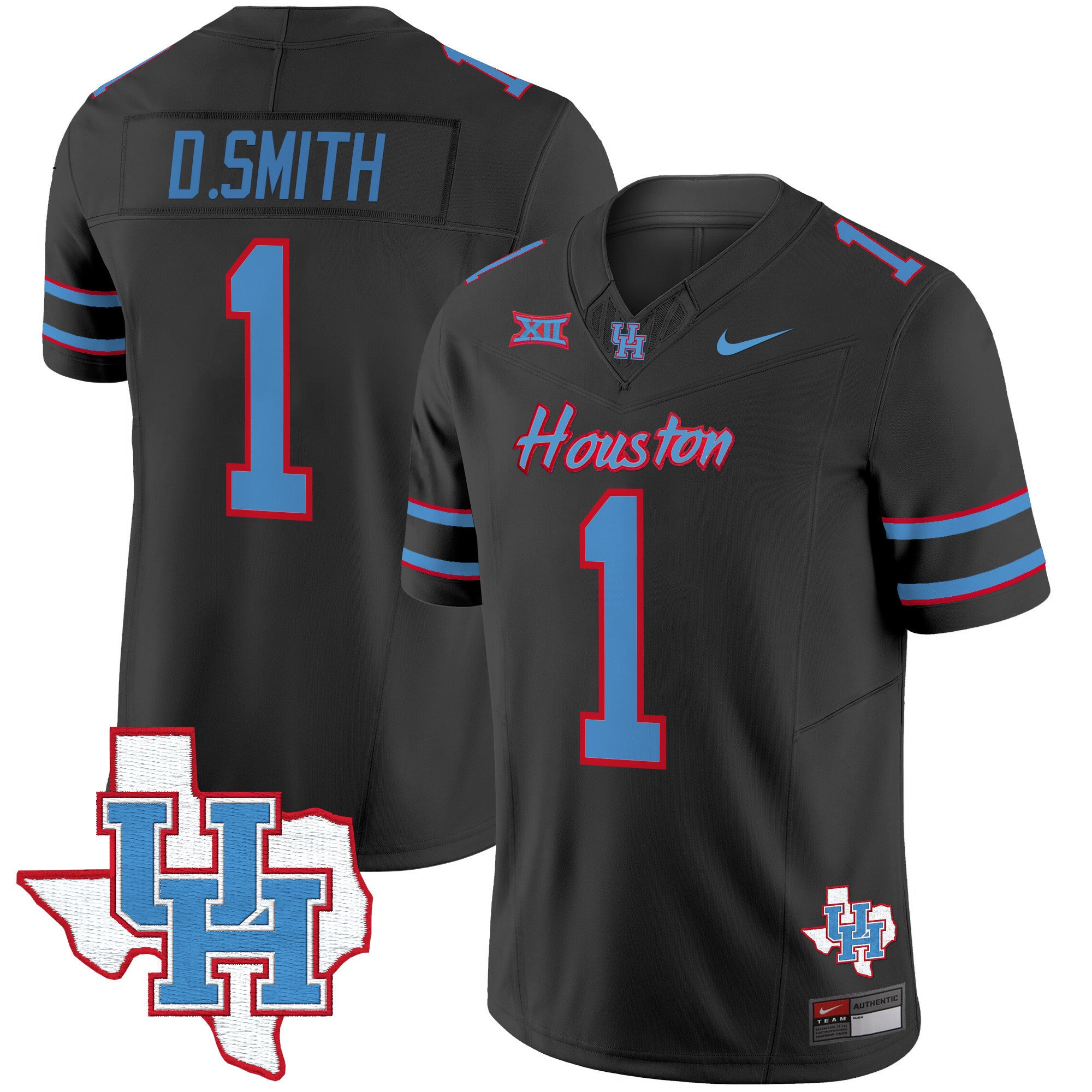 Men's Houston Cougars 2024 Oilers Inspired Vapor Limited Jersey - All Stitched
