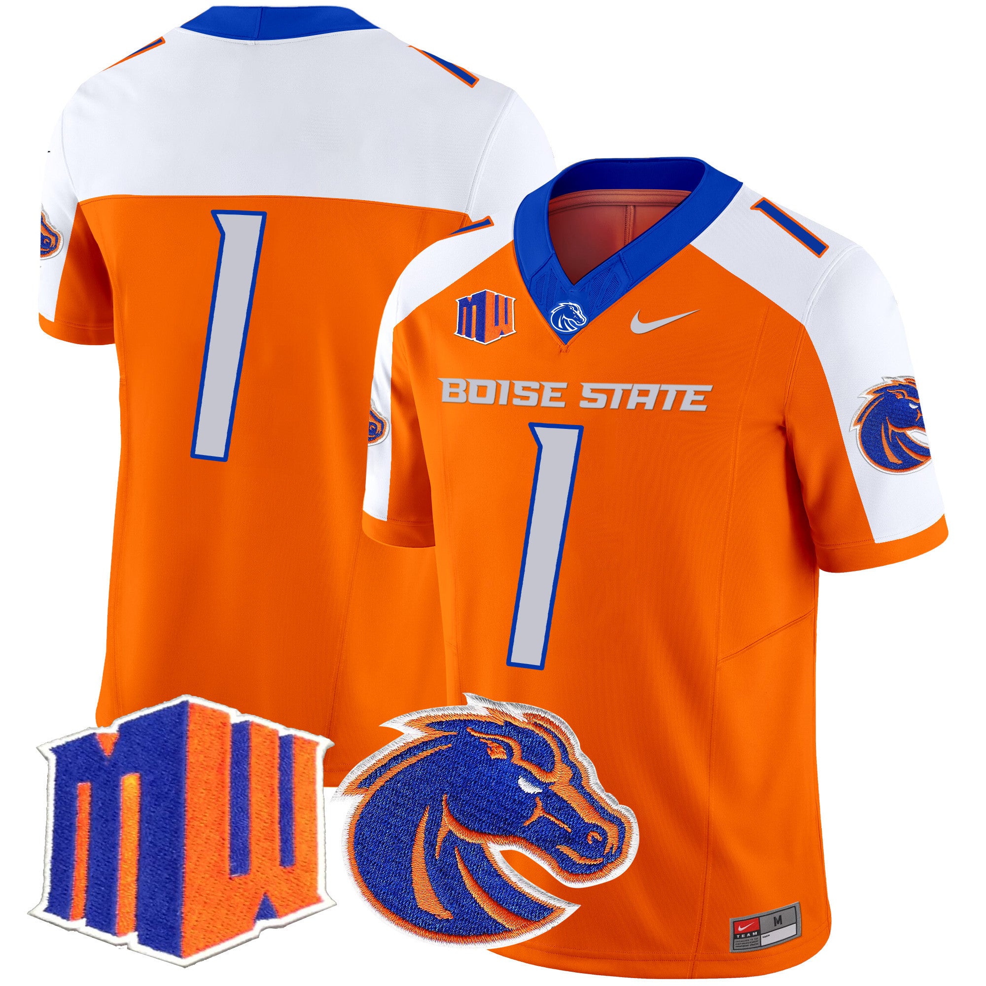 Men's Boise State Broncos 2024 Vapor Limited Jersey - All Stitched