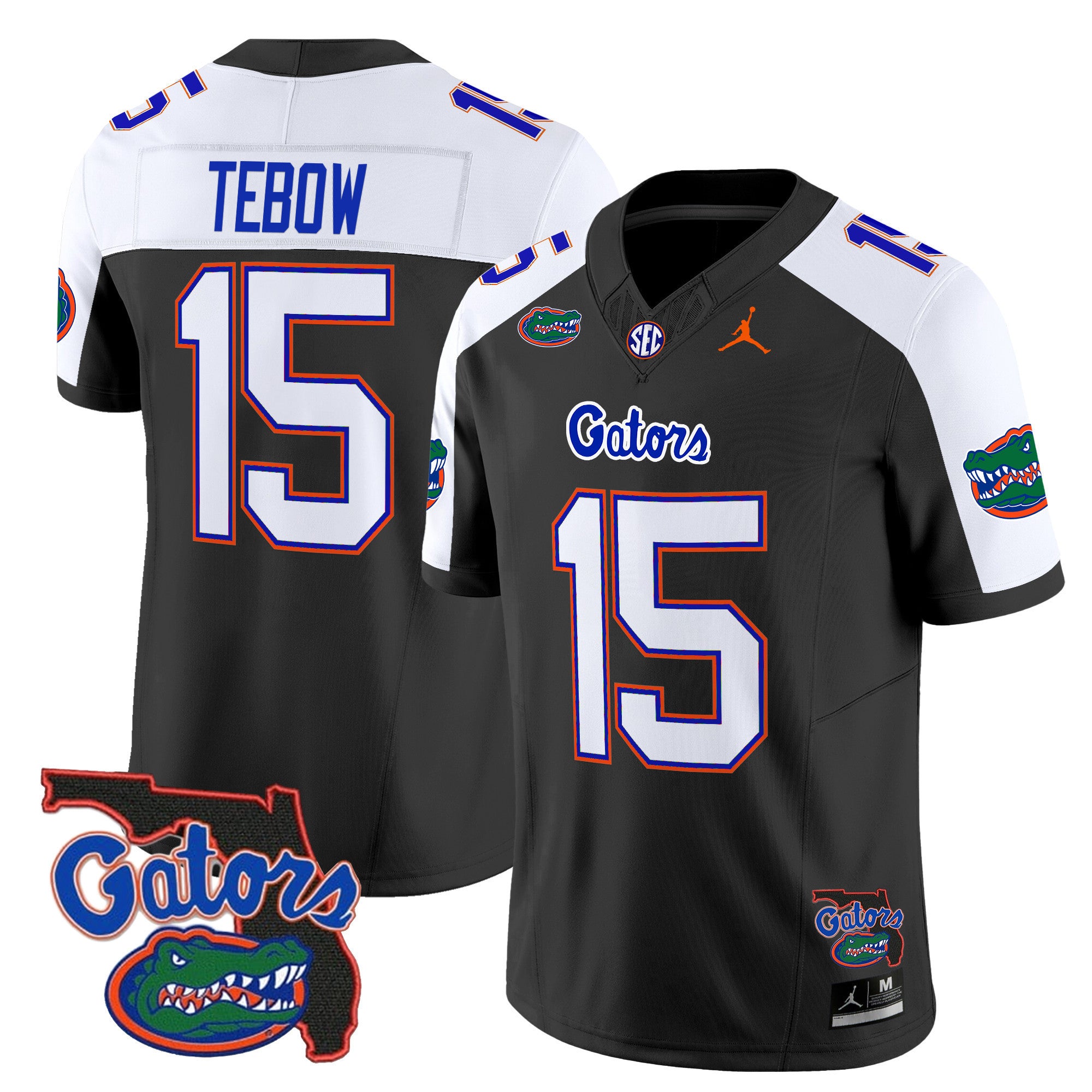 Men's Florida Gators 2024 Florida Patch Vapor Limited Jersey - All Stitched