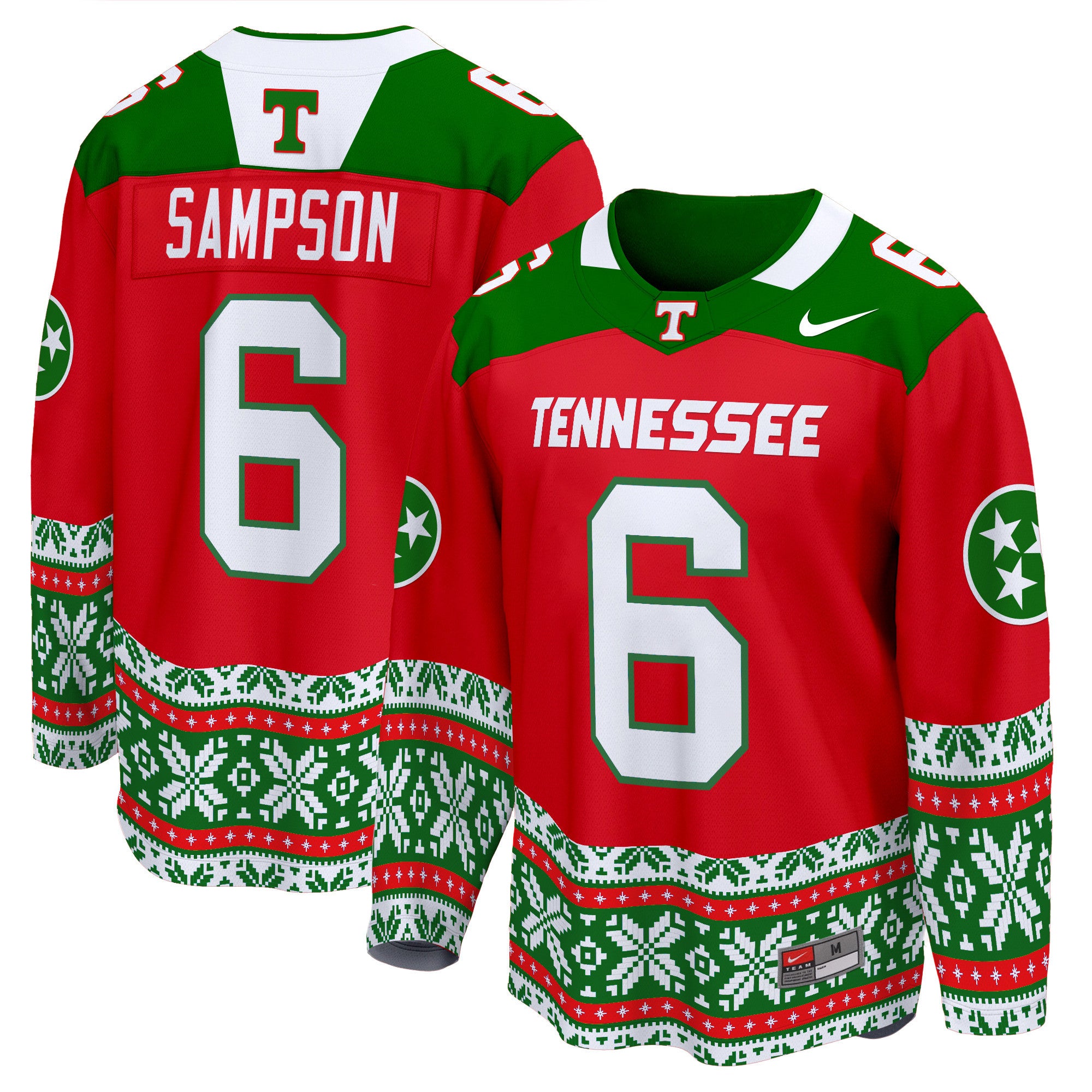 Men's Tennessee Volunteers 2024 Christmas Premier Breakaway Jersey - All Printed