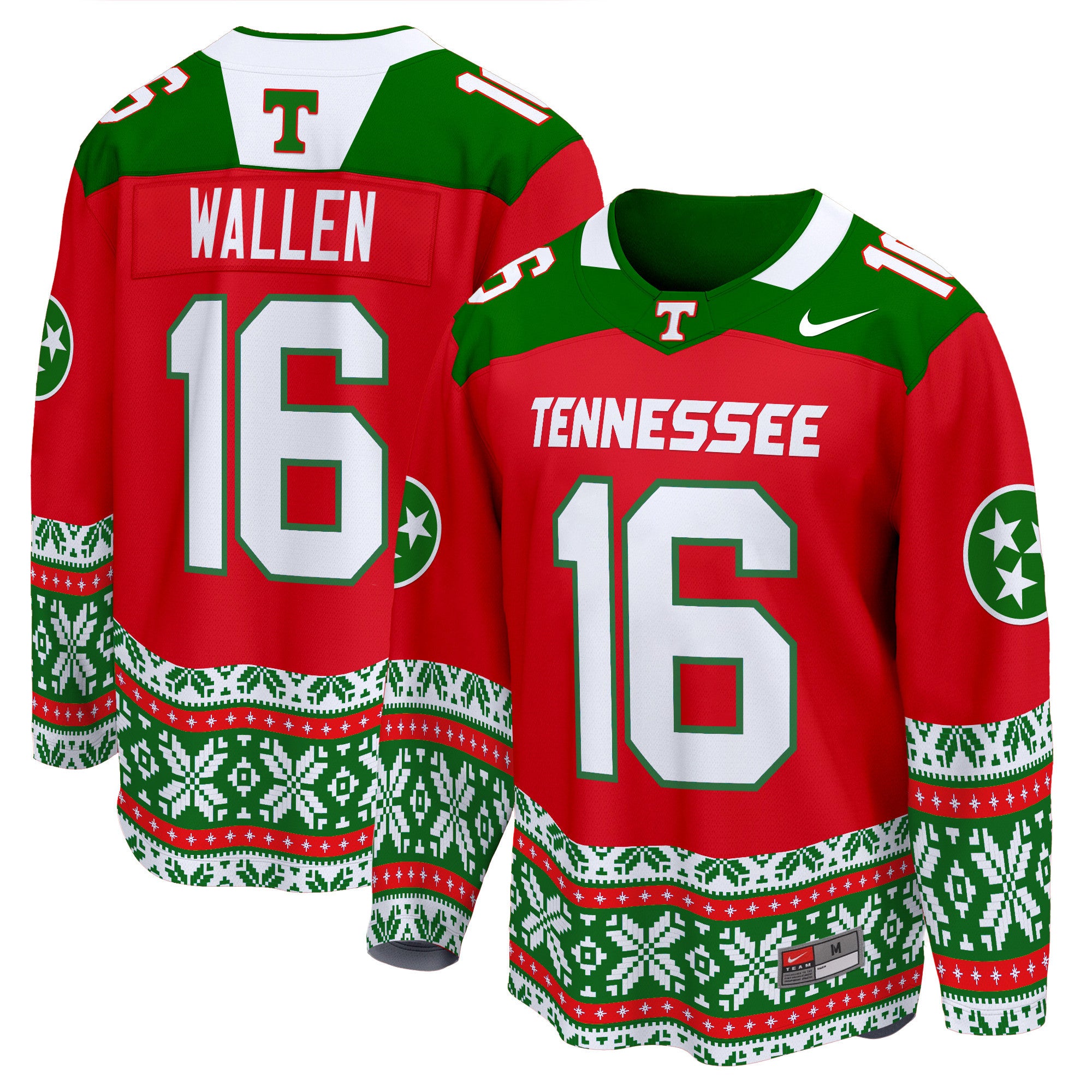Men's Tennessee Volunteers 2024 Christmas Premier Breakaway Jersey - All Printed