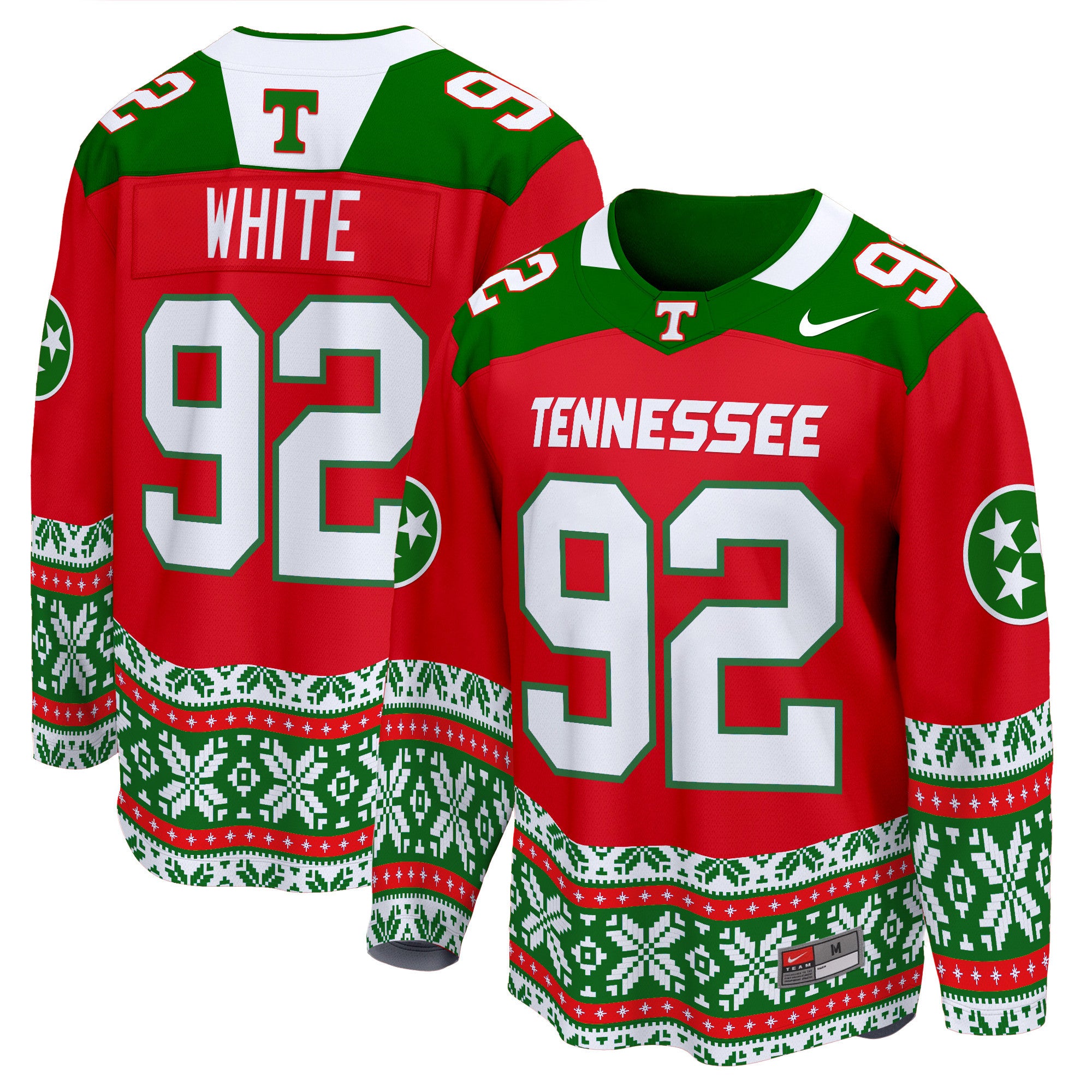Men's Tennessee Volunteers 2024 Christmas Premier Breakaway Jersey - All Printed