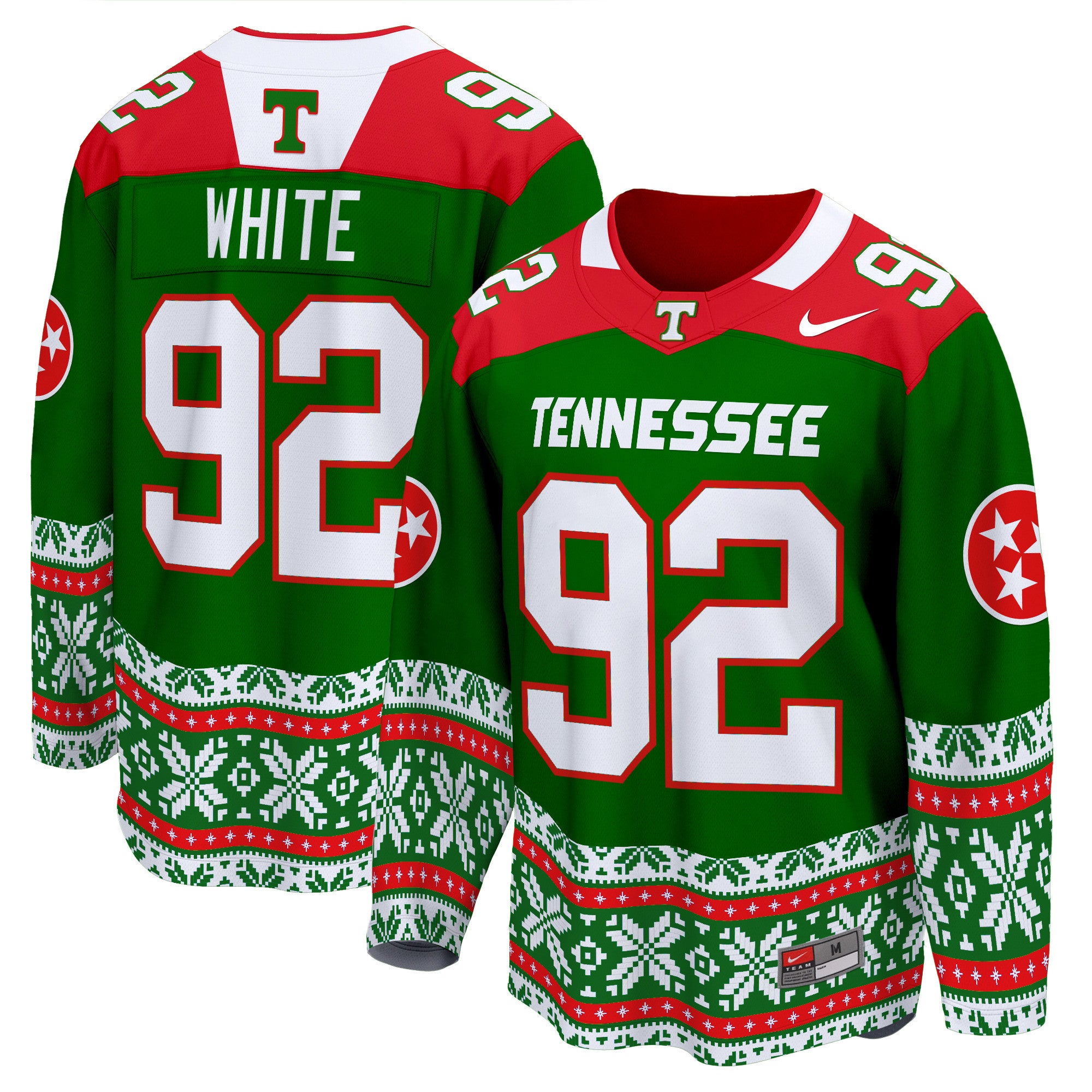 Men's Tennessee Volunteers 2024 Christmas Premier Breakaway Jersey - All Printed