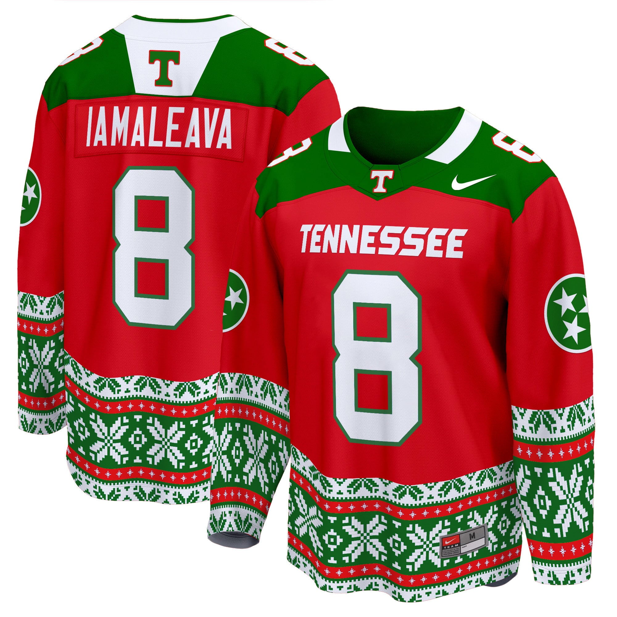 Men's Tennessee Volunteers 2024 Christmas Premier Breakaway Jersey - All Printed