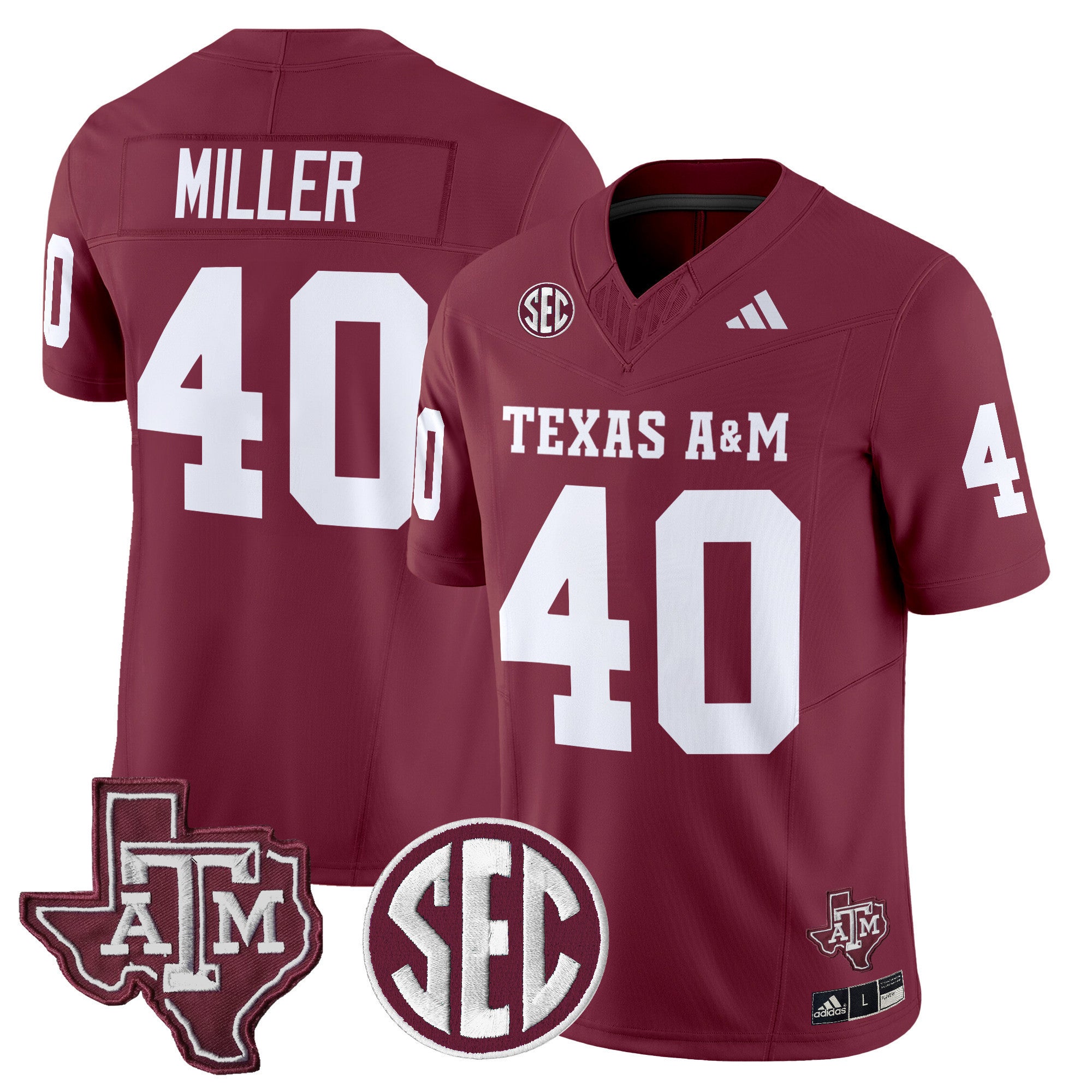 Men's Texas A&M Aggies 2024 Vapor Limited Jersey - All Stitched
