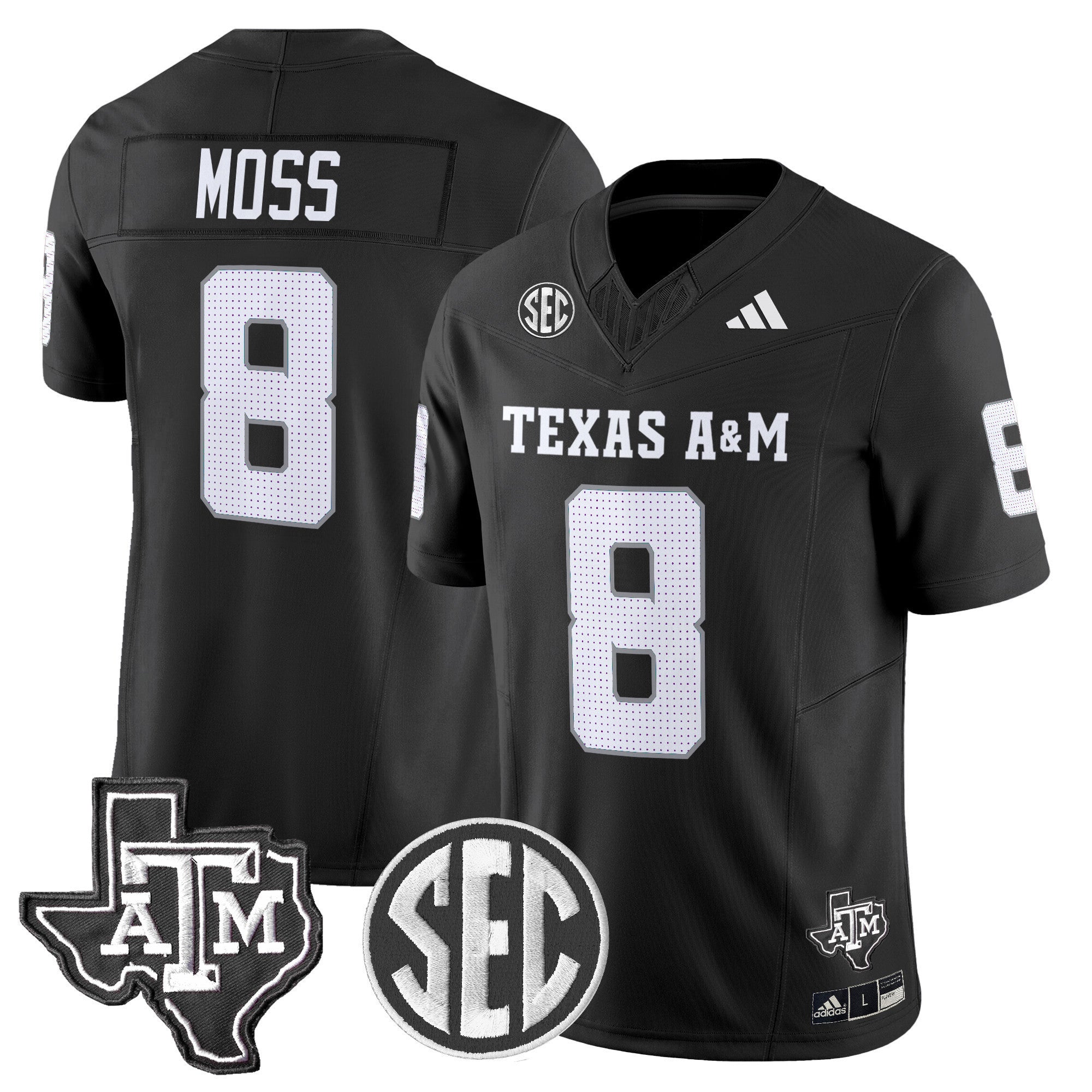 Men's Texas A&M Aggies 2024 Vapor Limited Jersey - All Stitched