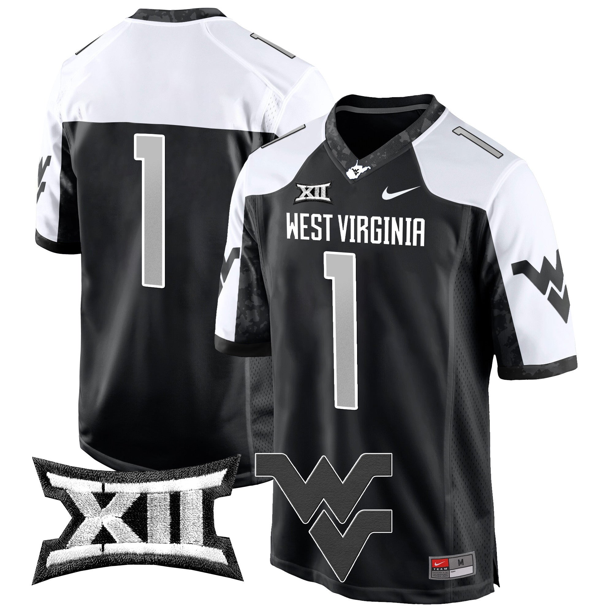 Men's West Virginia Mountaineers 2024 Game Jersey - All Stitched