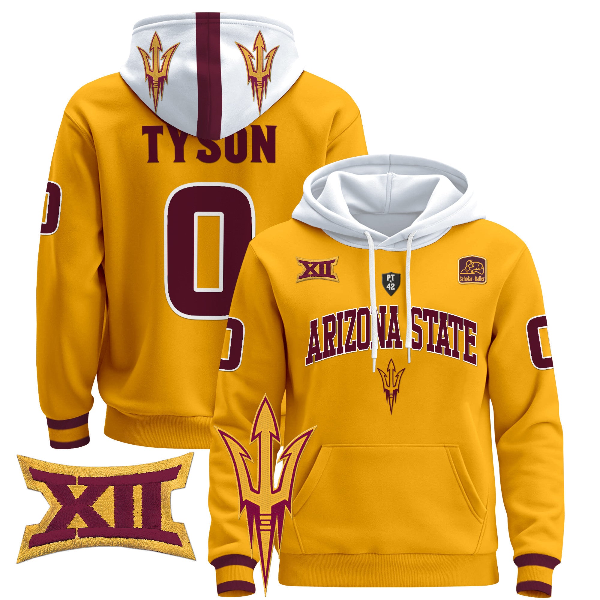 Men's Arizona State Sun Devils 2024 Pullover Hoodie V2