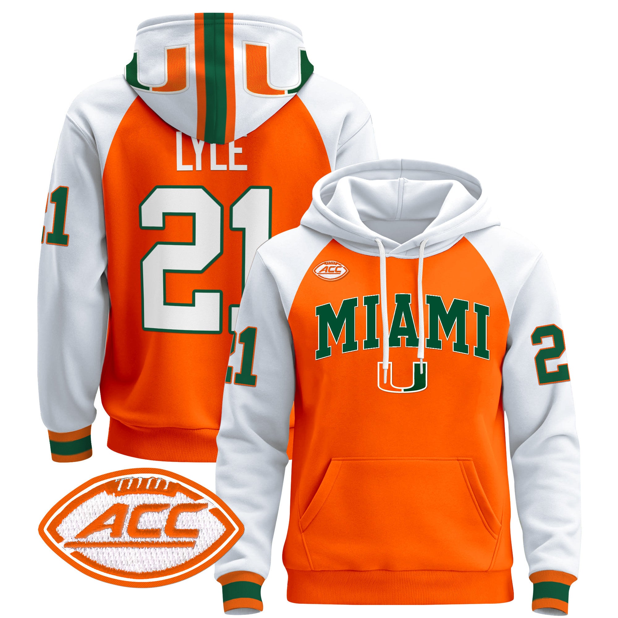 Miami Hurricanes 2024 Pullover Hoodie V2