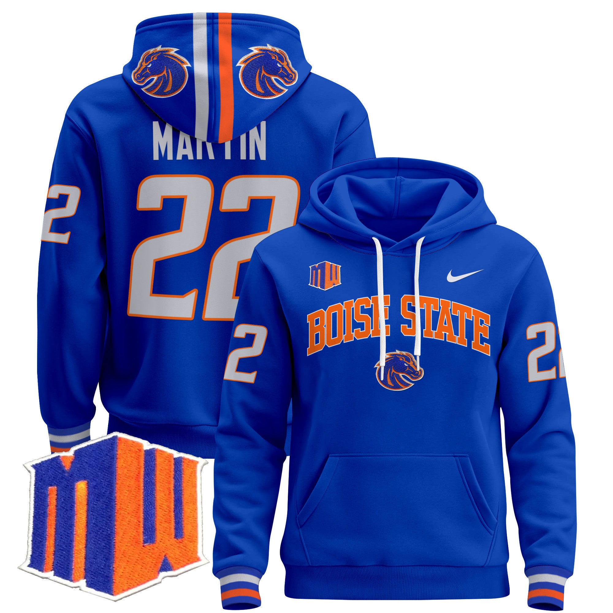 Boise State Broncos 2024 Pullover Hoodie V3