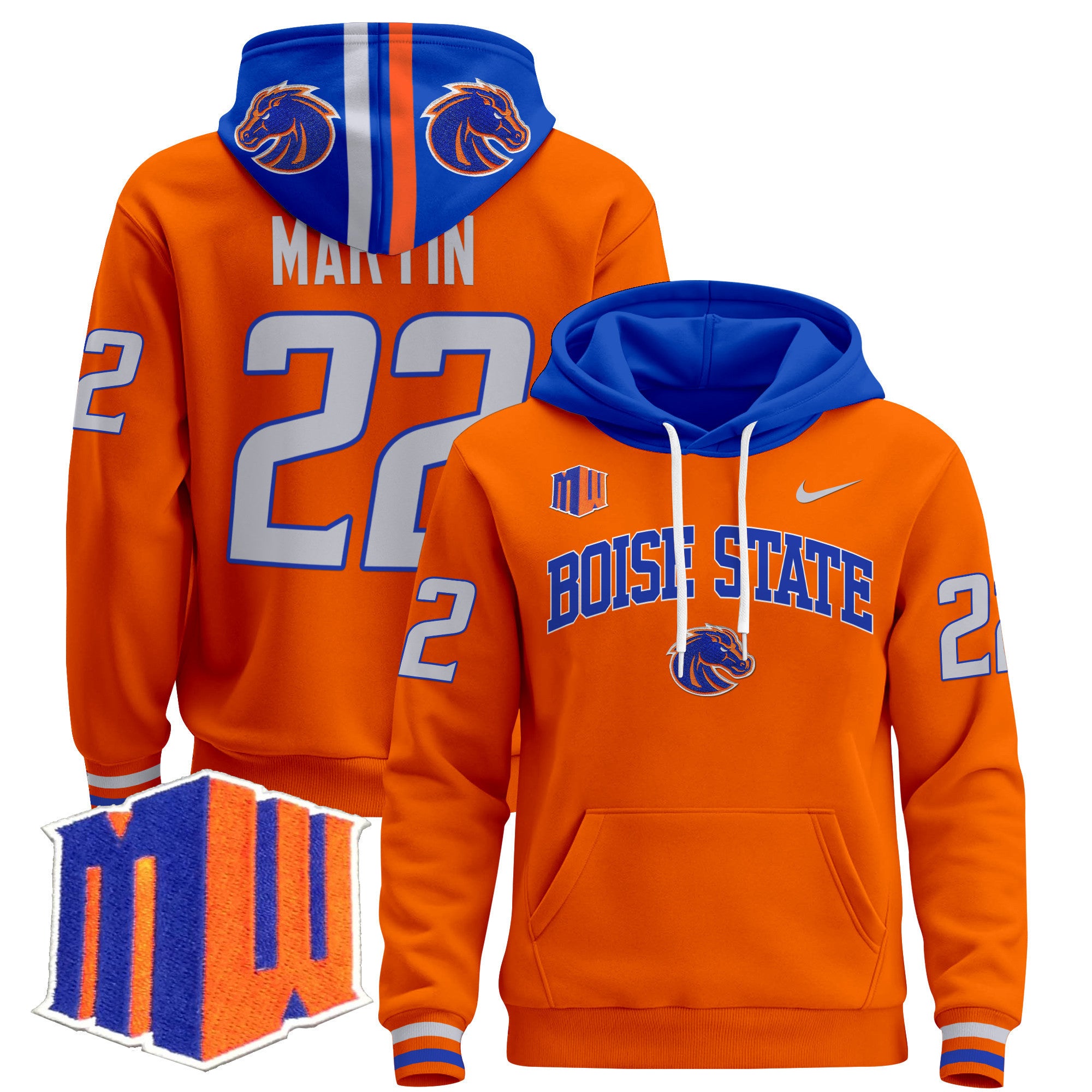 Boise State Broncos 2024 Pullover Hoodie V3