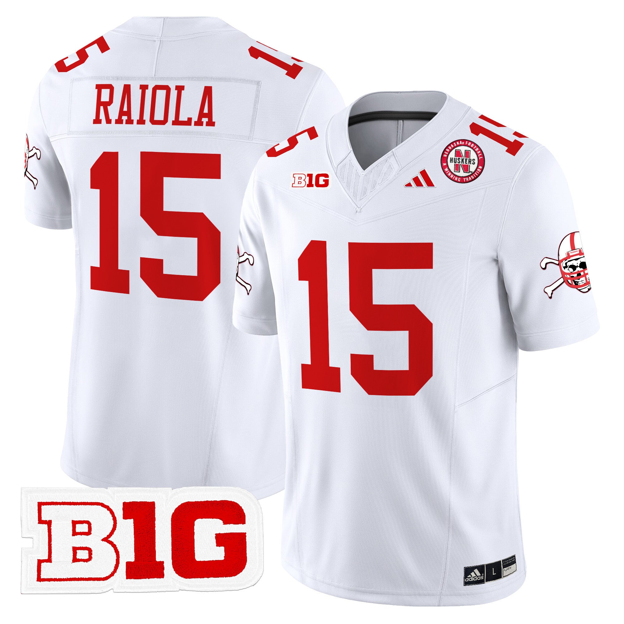 Men's Nebraska Cornhuskers 2024 Vapor Limited Jersey V2 - All Stitched
