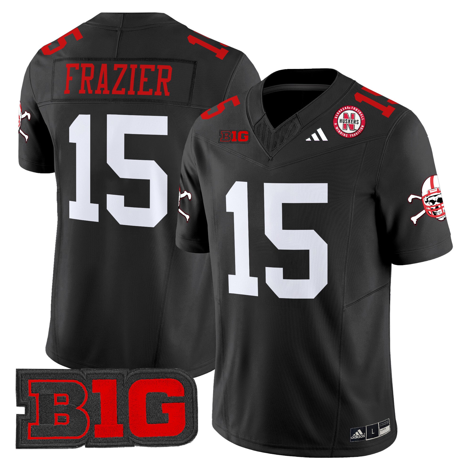 Men's Nebraska Cornhuskers 2024 Vapor Limited Jersey V2 - All Stitched