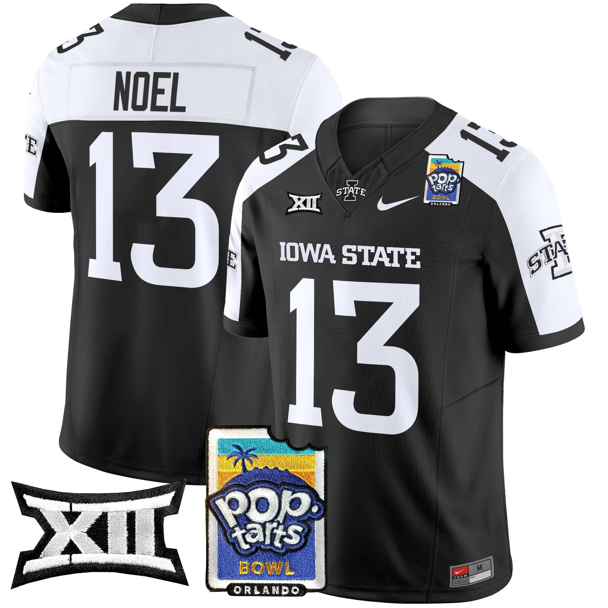 Men's Iowa State Cyclones 2025 PopTarts Bowl Patch Vapor Limited Jersey - All Stitched